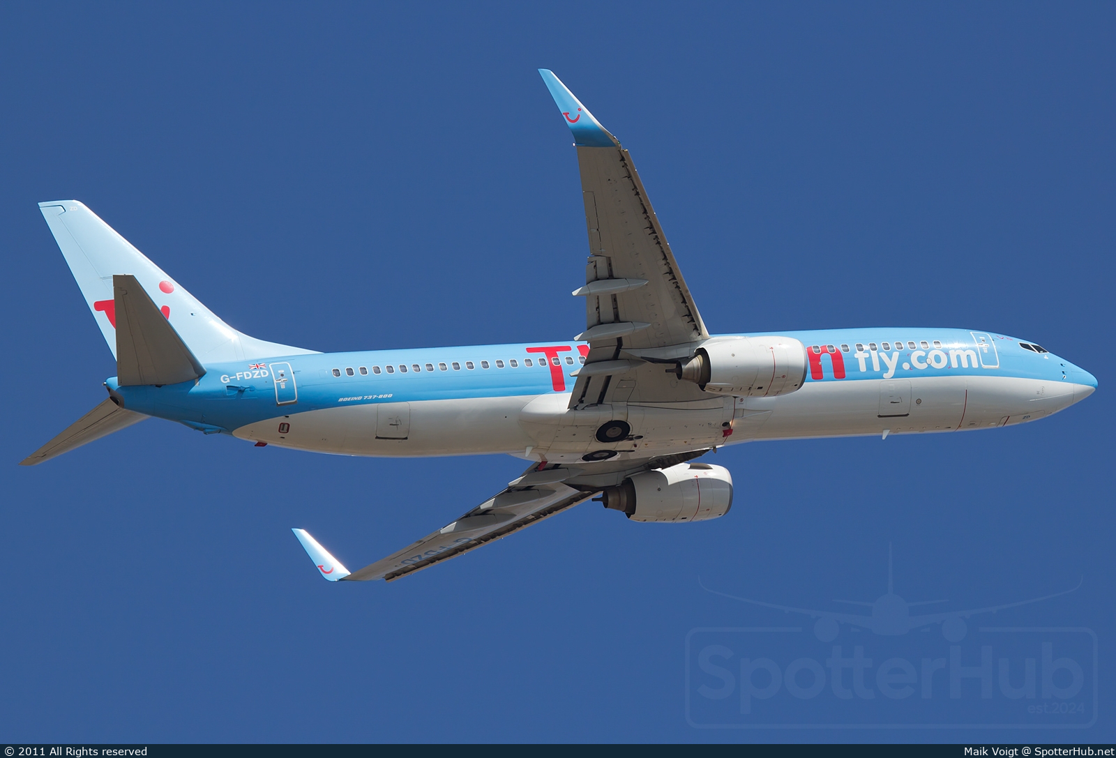 Photo of G-FDZD - Boeing 737-8K5 operated by Thomsonfly