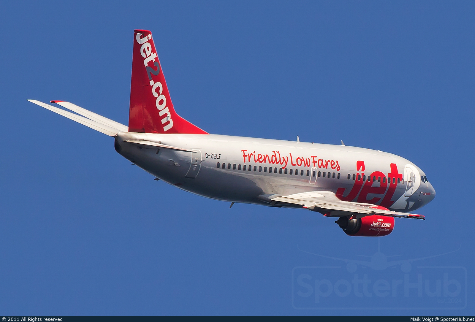 Photo of G-CELF - Boeing 737-377 operated by Jet2