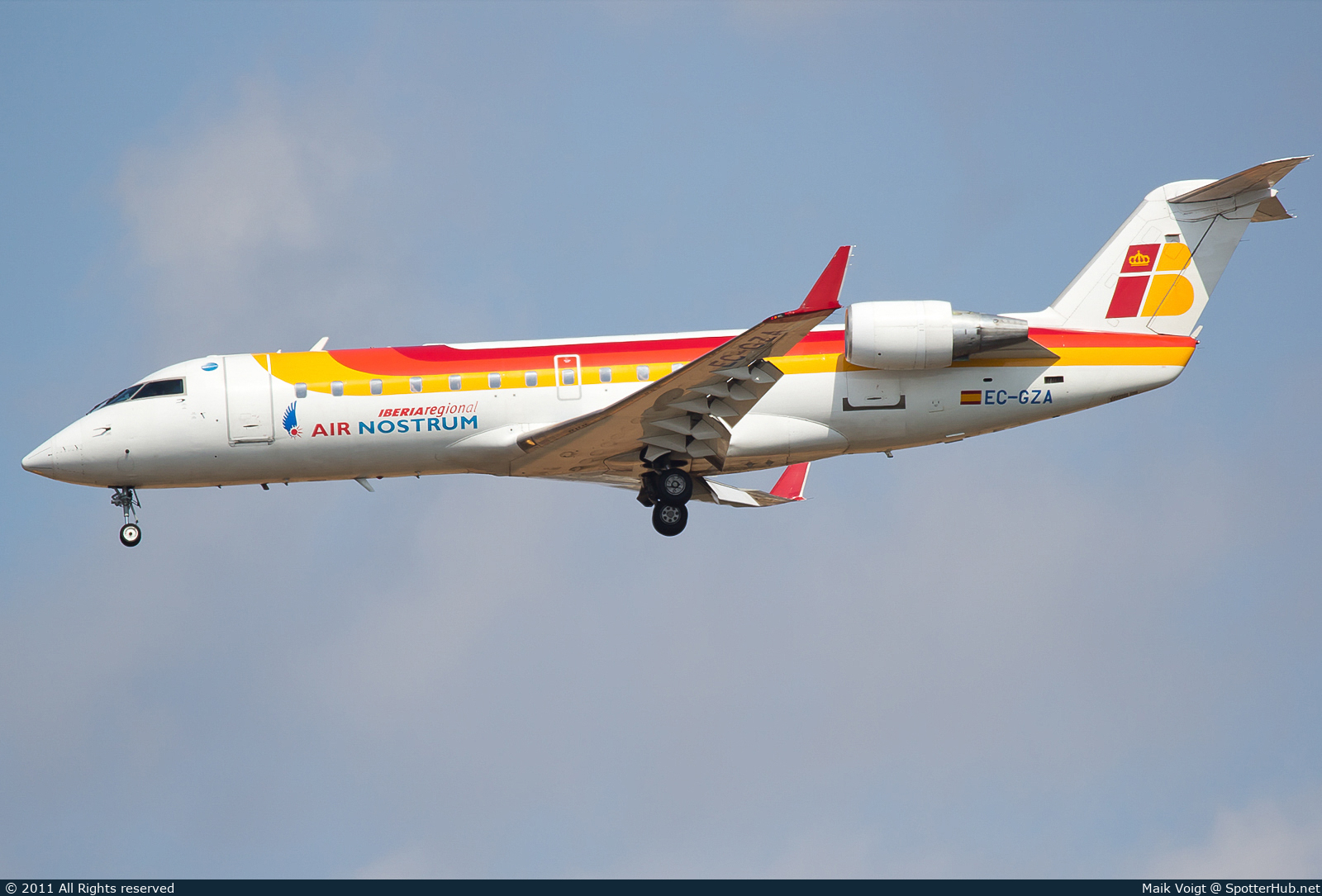 Photo of EC-GZA - Bombardier CRJ-200ER operated by Iberia Regional (opb Air Nostrum)