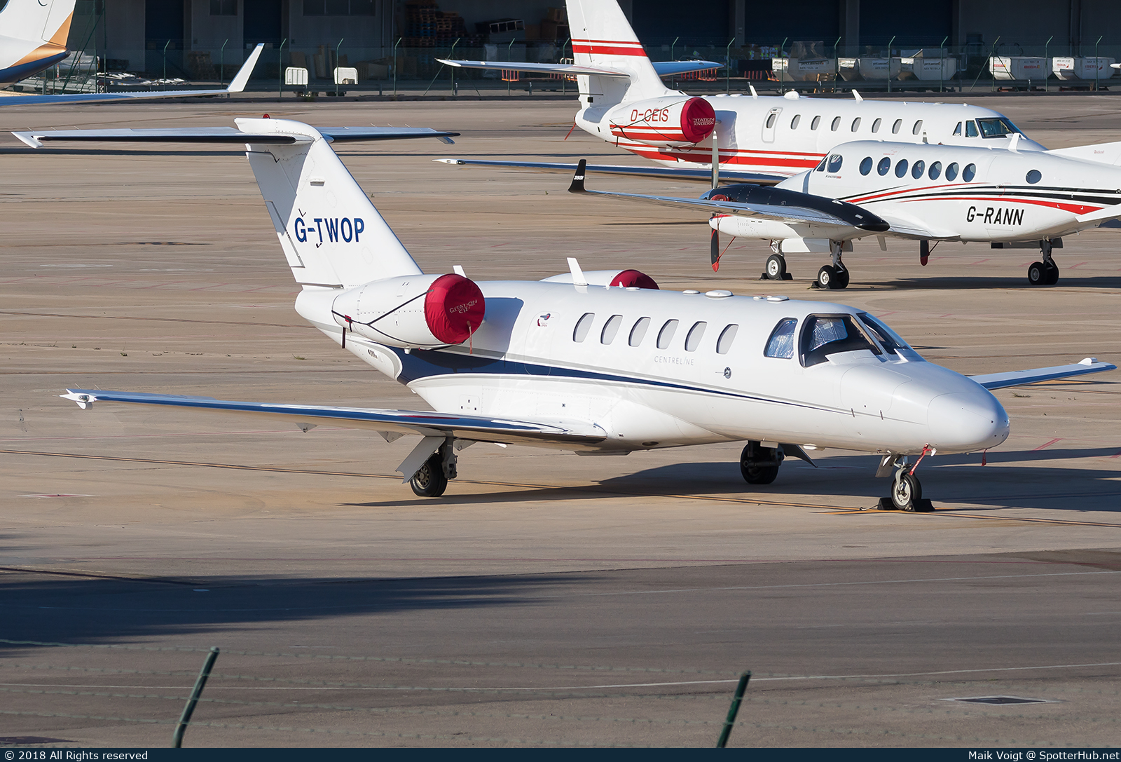 Photo of G-TWOP - Cessna 525A CitationJet CJ2+ operated by Centreline Aviation