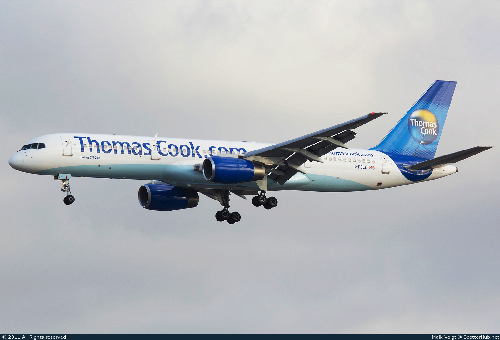 Photo of G-FCLC - Boeing 757-28A operated by Thomas Cook Airlines