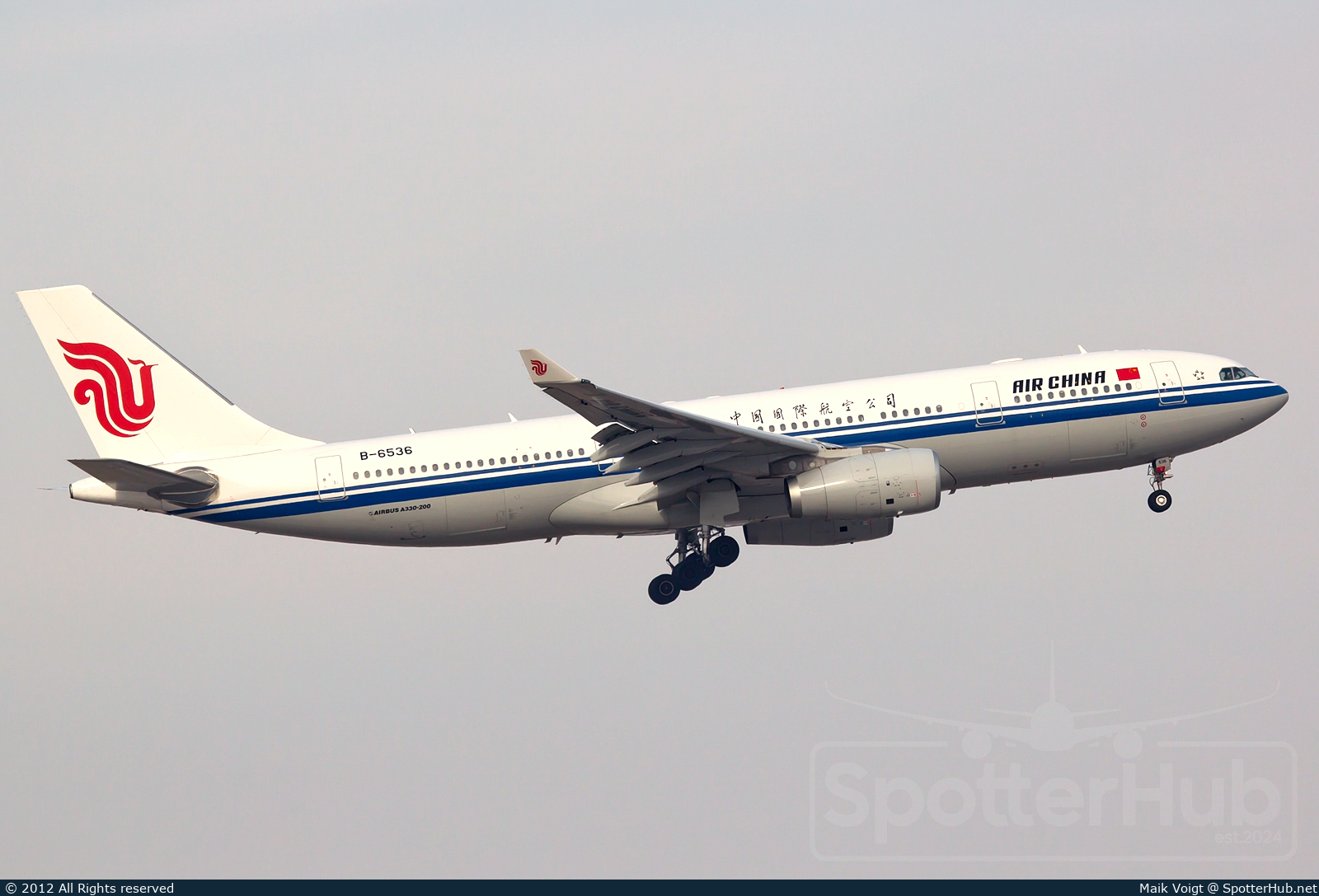 Photo of B-6536 - Airbus A330-243 operated by Air China