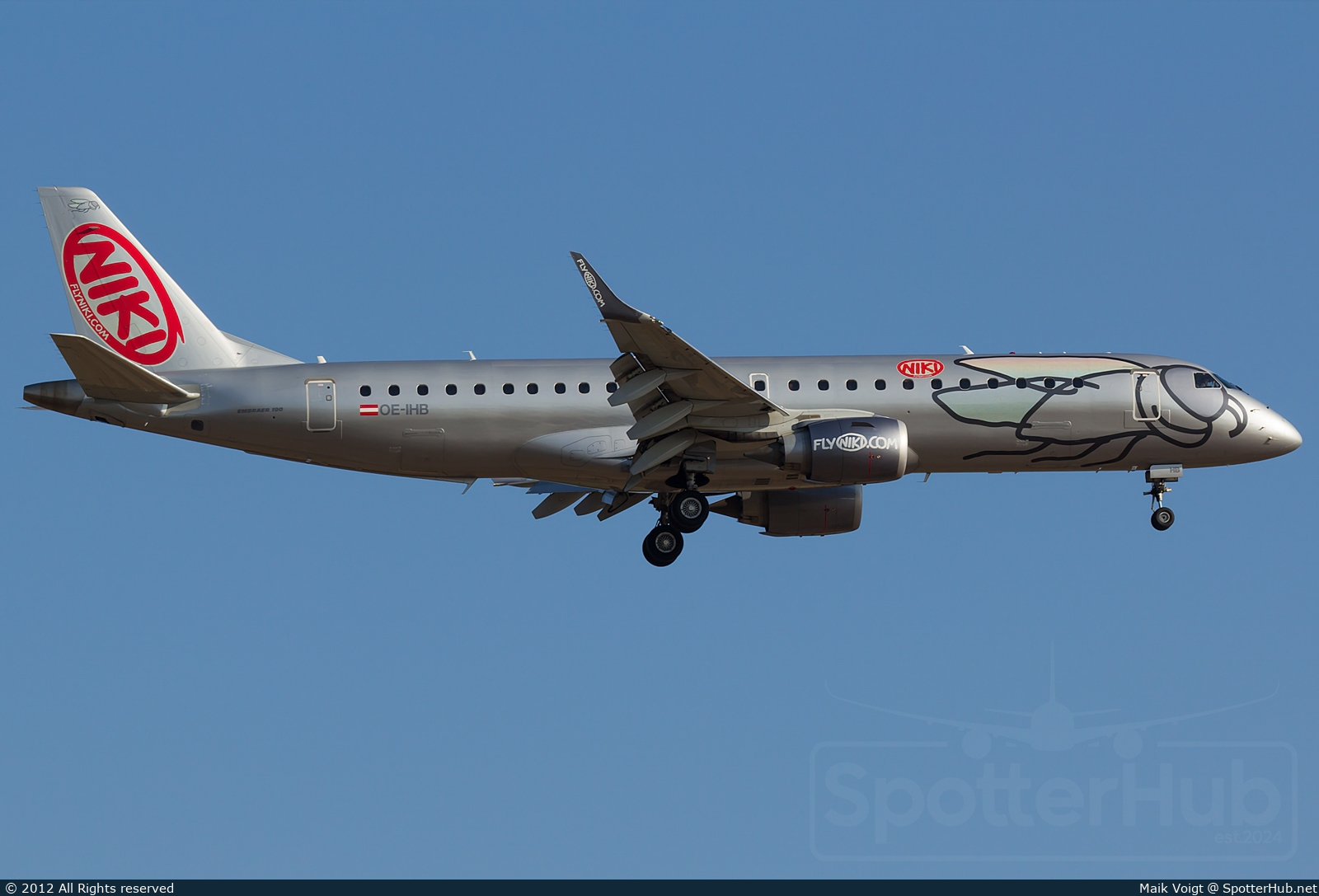 Photo of OE-IHB - Embraer ERJ-190LR operated by Niki