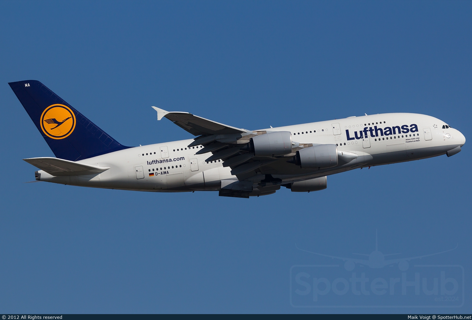Photo of D-AIMA - Airbus A380-841 operated by Lufthansa