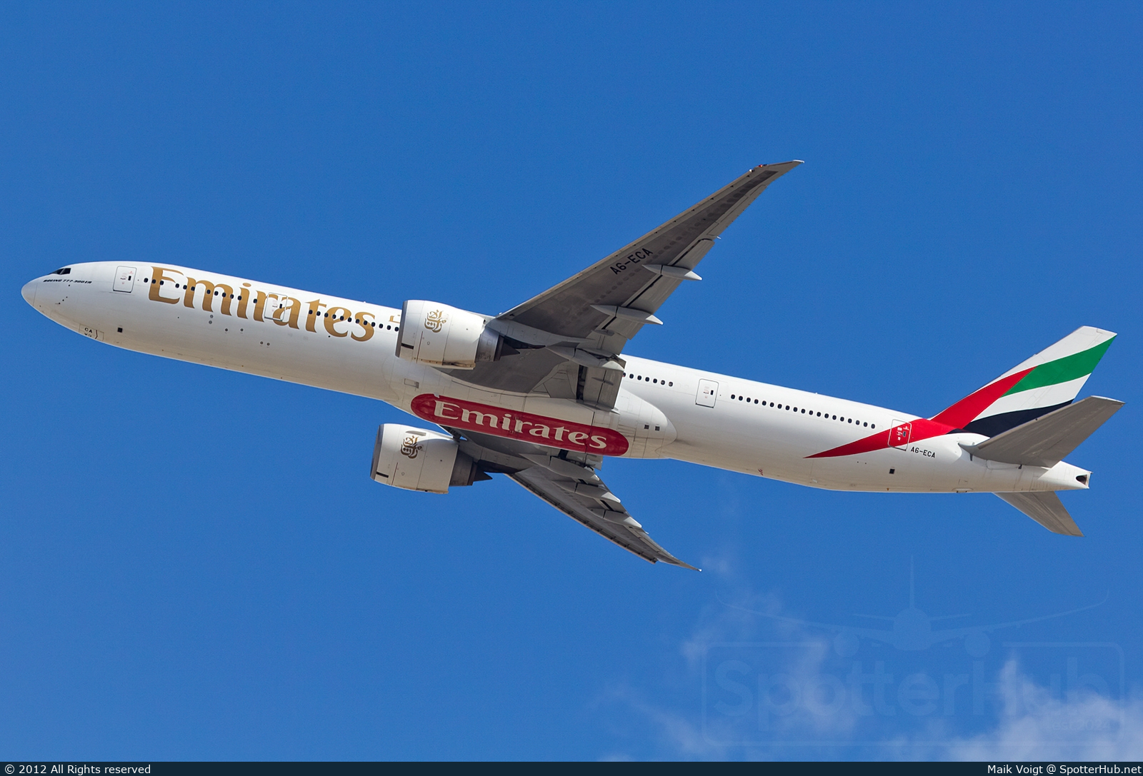 Photo of A6-ECA - Boeing 777-36N(ER) operated by Emirates