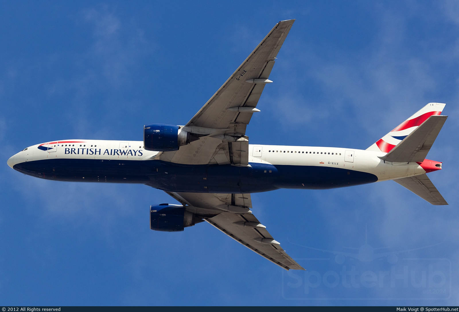 Photo of G-VIIX - Boeing 777-236(ER) operated by British Airways