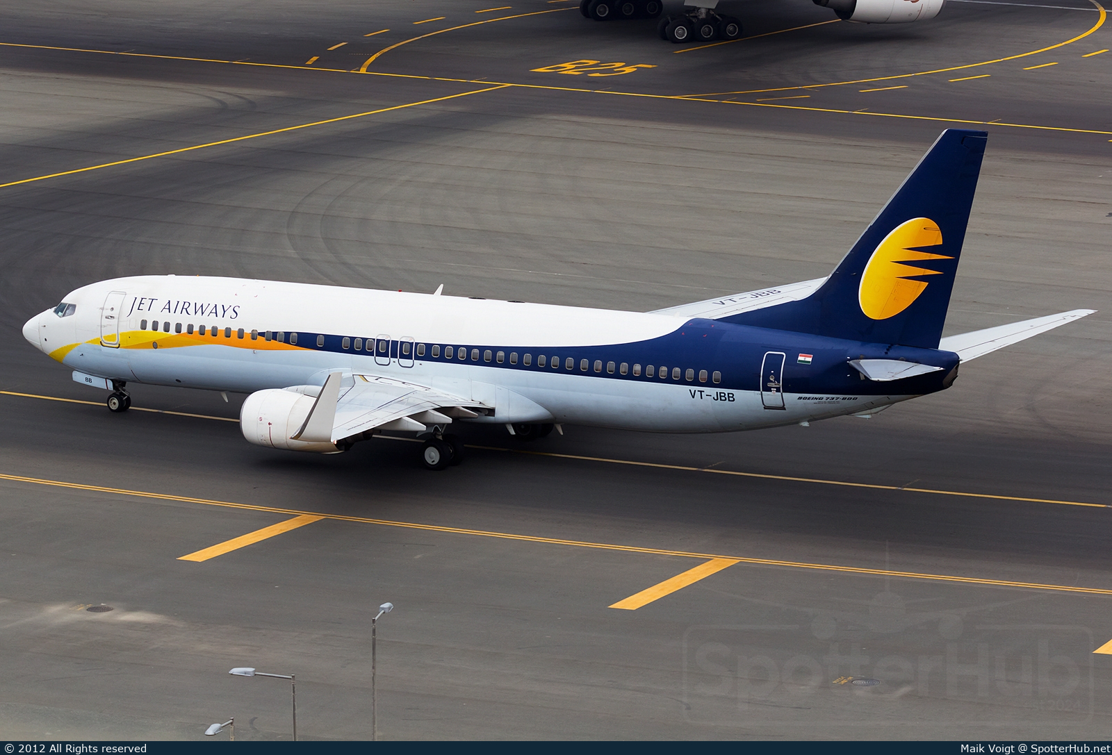 Photo of VT-JBB - Boeing 737-8HX operated by Jet Airways
