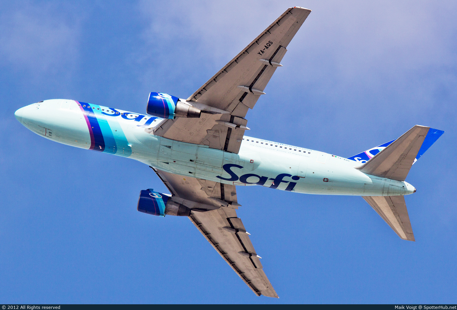 Photo of YA-AQS - Boeing 767-2J6(ER) operated by Safi Airways