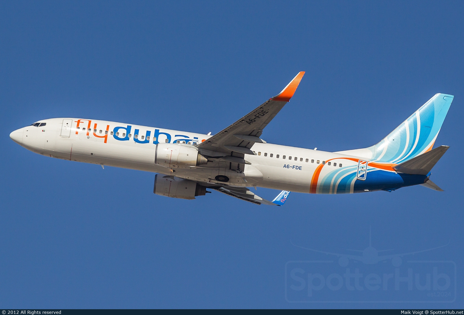 Photo of A6-FDE - Boeing 737-8KN operated by flydubai