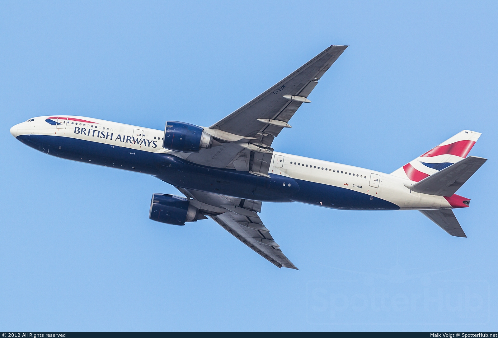 Photo of G-VIIM - Boeing 777-236(ER) operated by British Airways