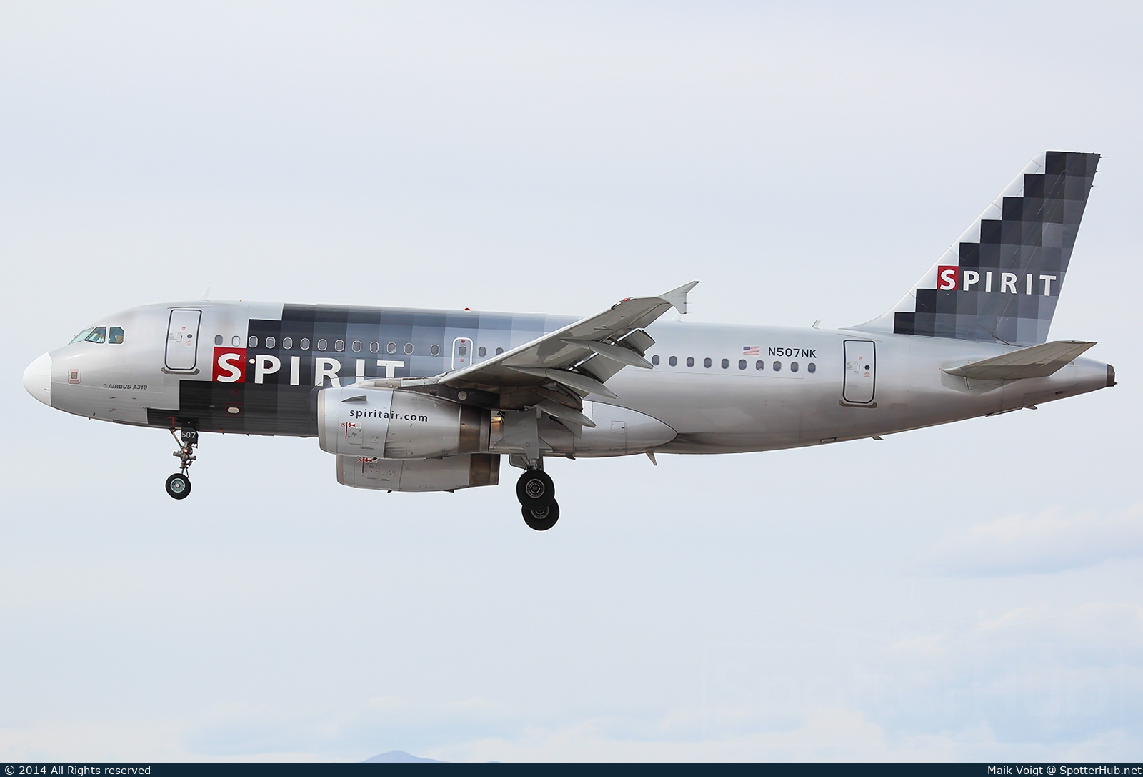 Photo of N507NK - Airbus A319-132 operated by Spirit Airlines