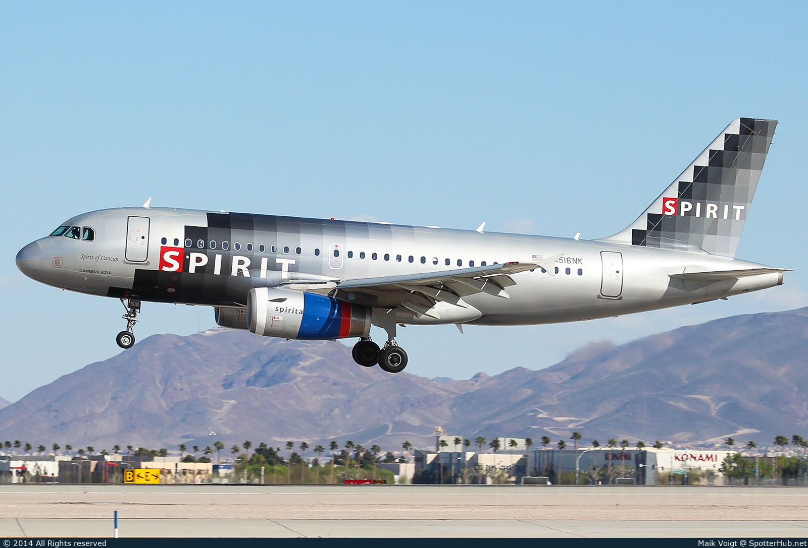 Photo of N516NK - Airbus A319-132 operated by Spirit Airlines