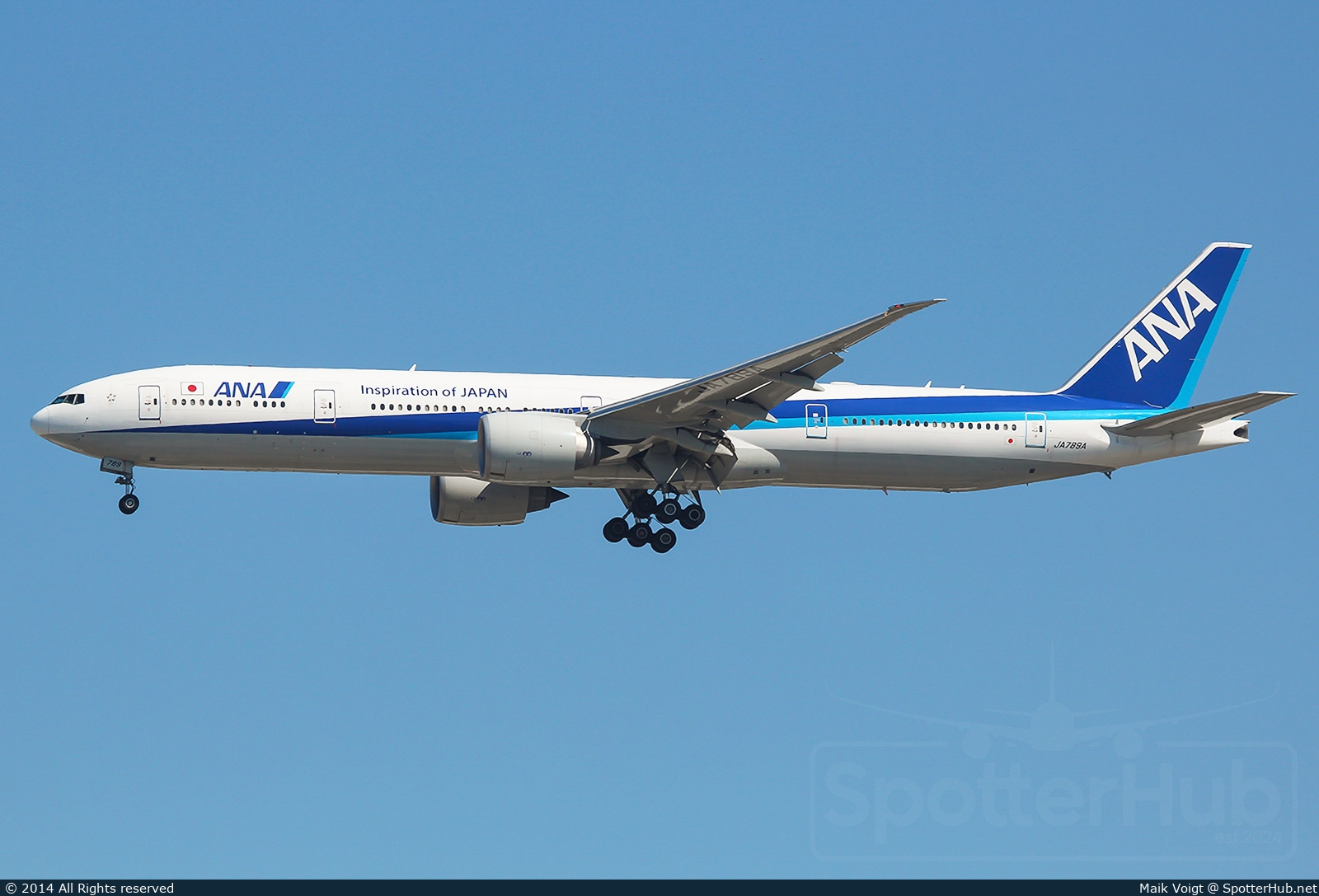 Photo of JA789A - Boeing 777-381(ER) operated by ANA All Nippon Airways