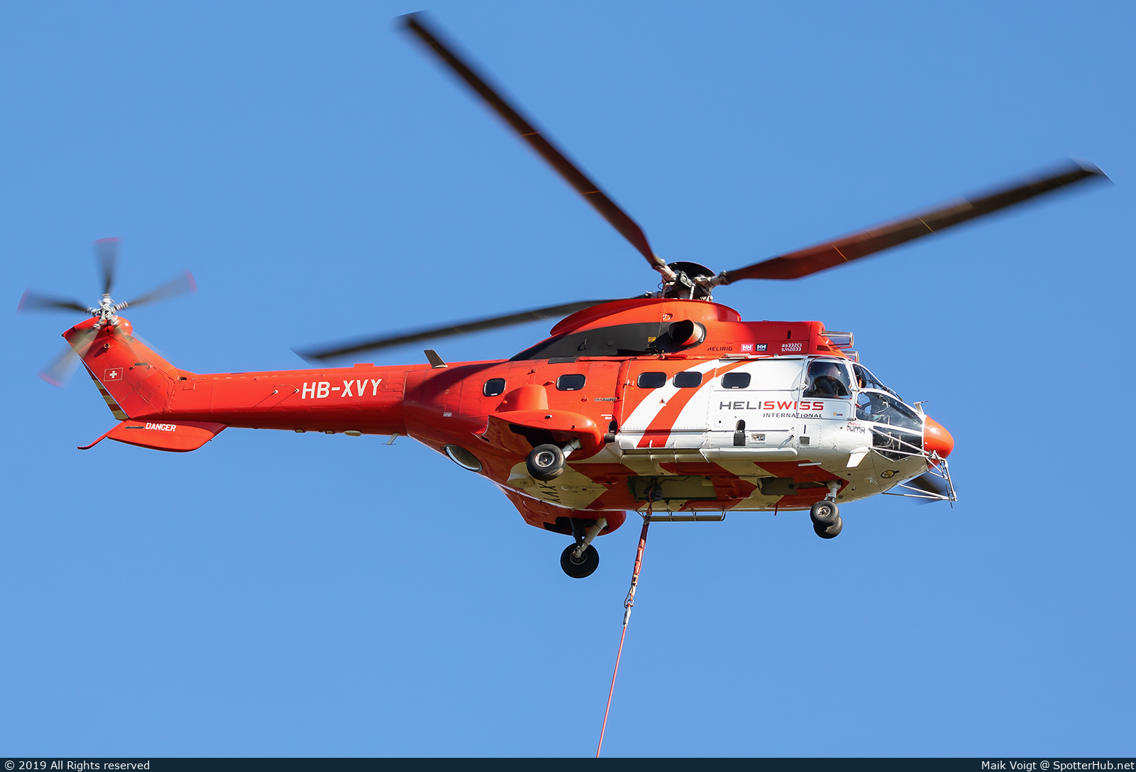 Photo of HB-XVY - Aérospatiale AS332C1 Super Puma operated by Heliswiss International
