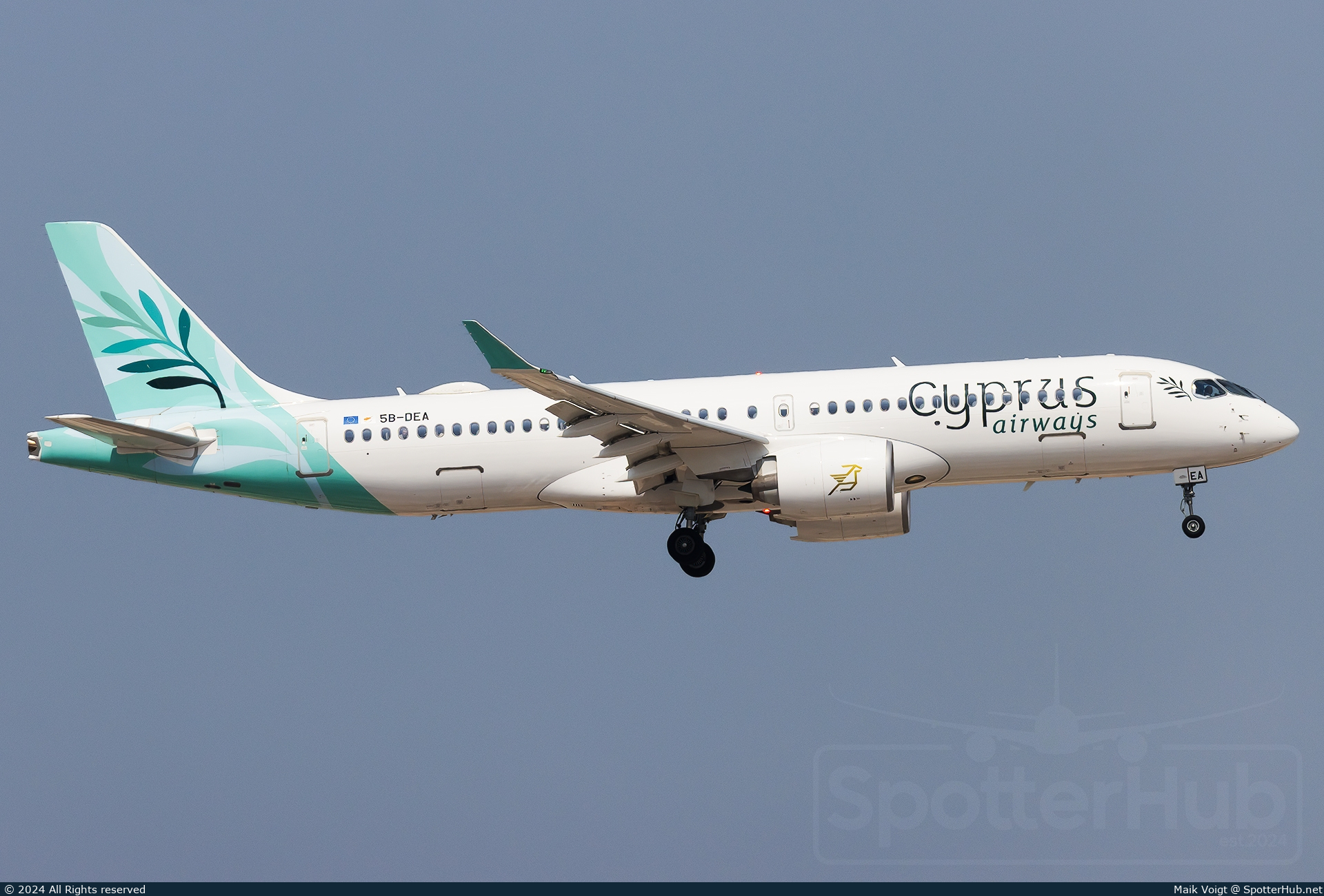 Photo of 5B-DEA - Airbus A220-300 operated by Cyprus Airways [2016]