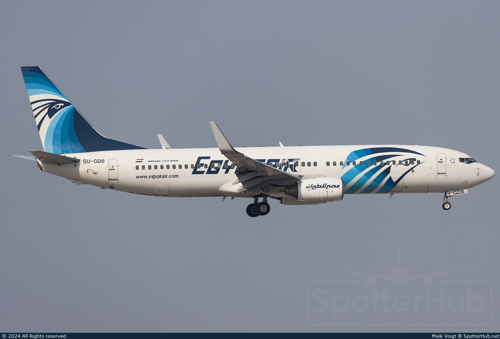 Photo of SU-GDB - Boeing 737-866 operated by Egyptair