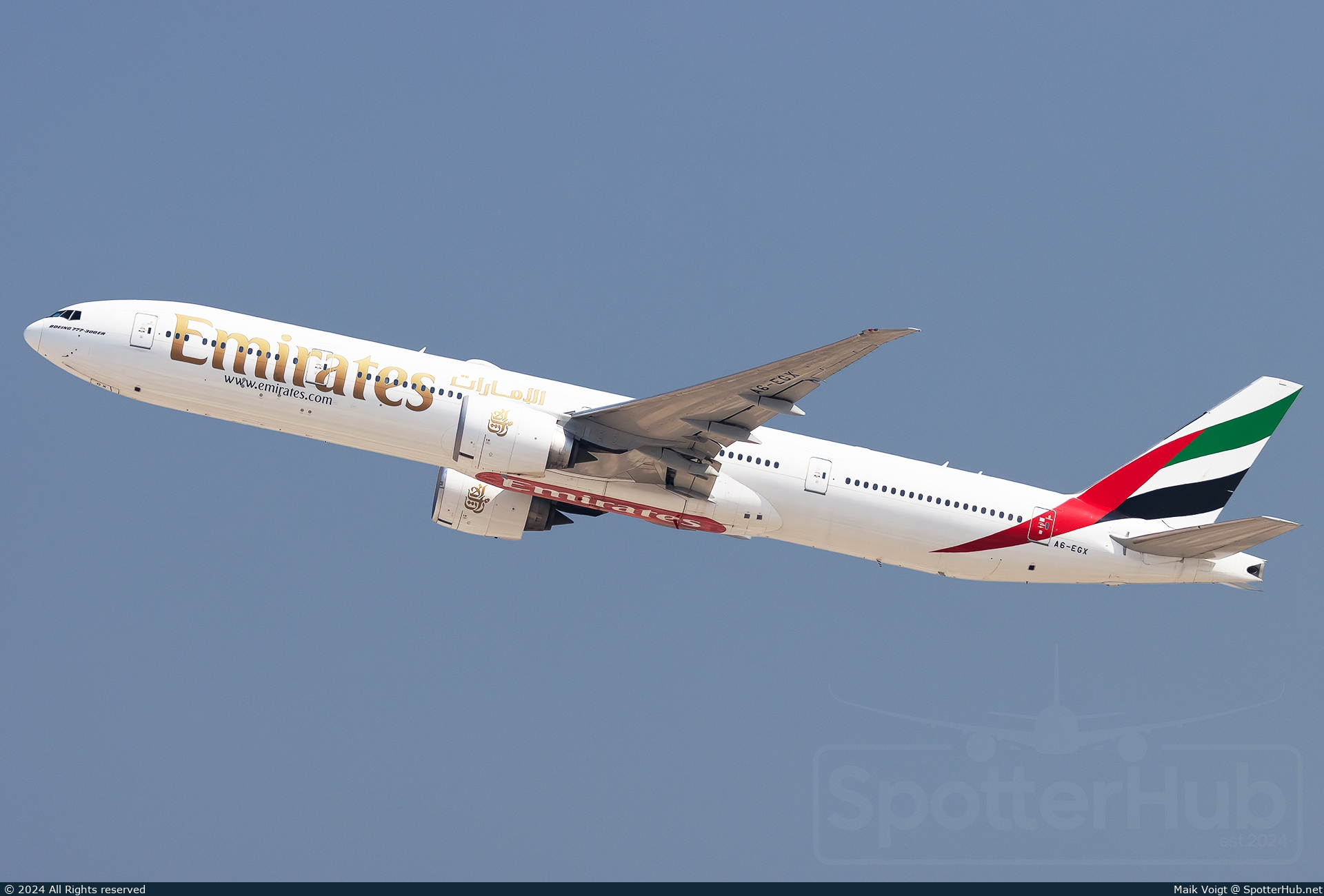 Photo of A6-EGX - Boeing 777-31H(ER) operated by Emirates