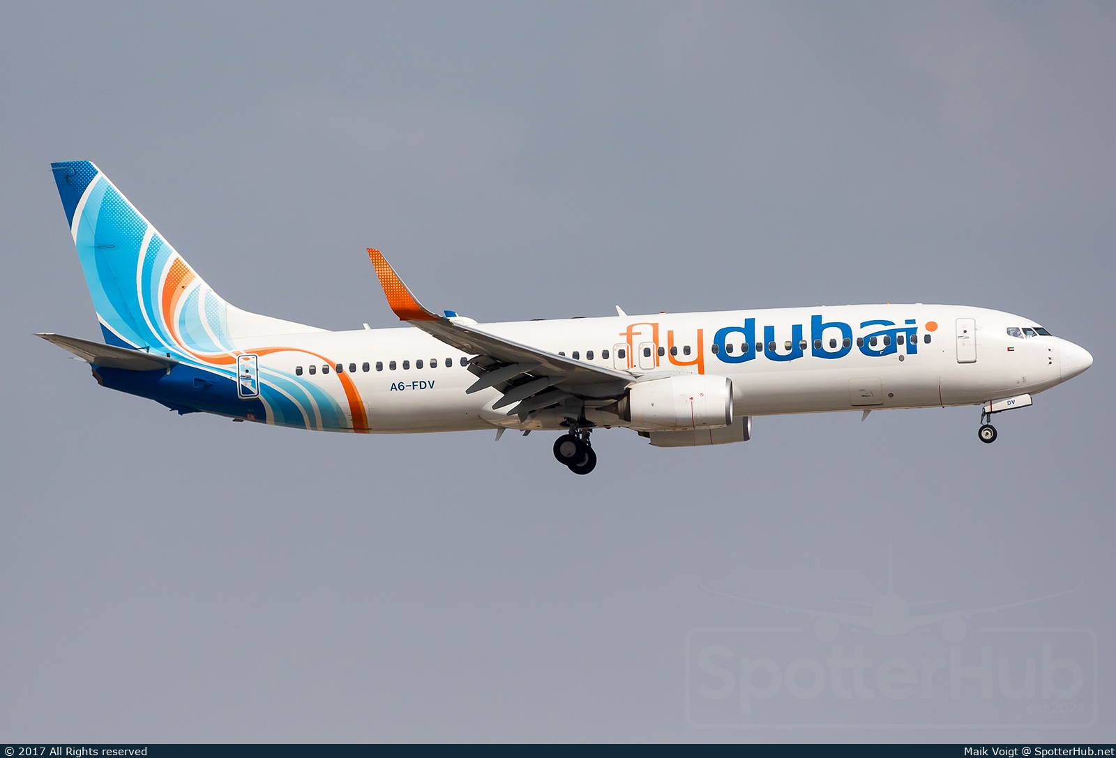 Photo of A6-FDV - Boeing 737-8KN operated by flydubai