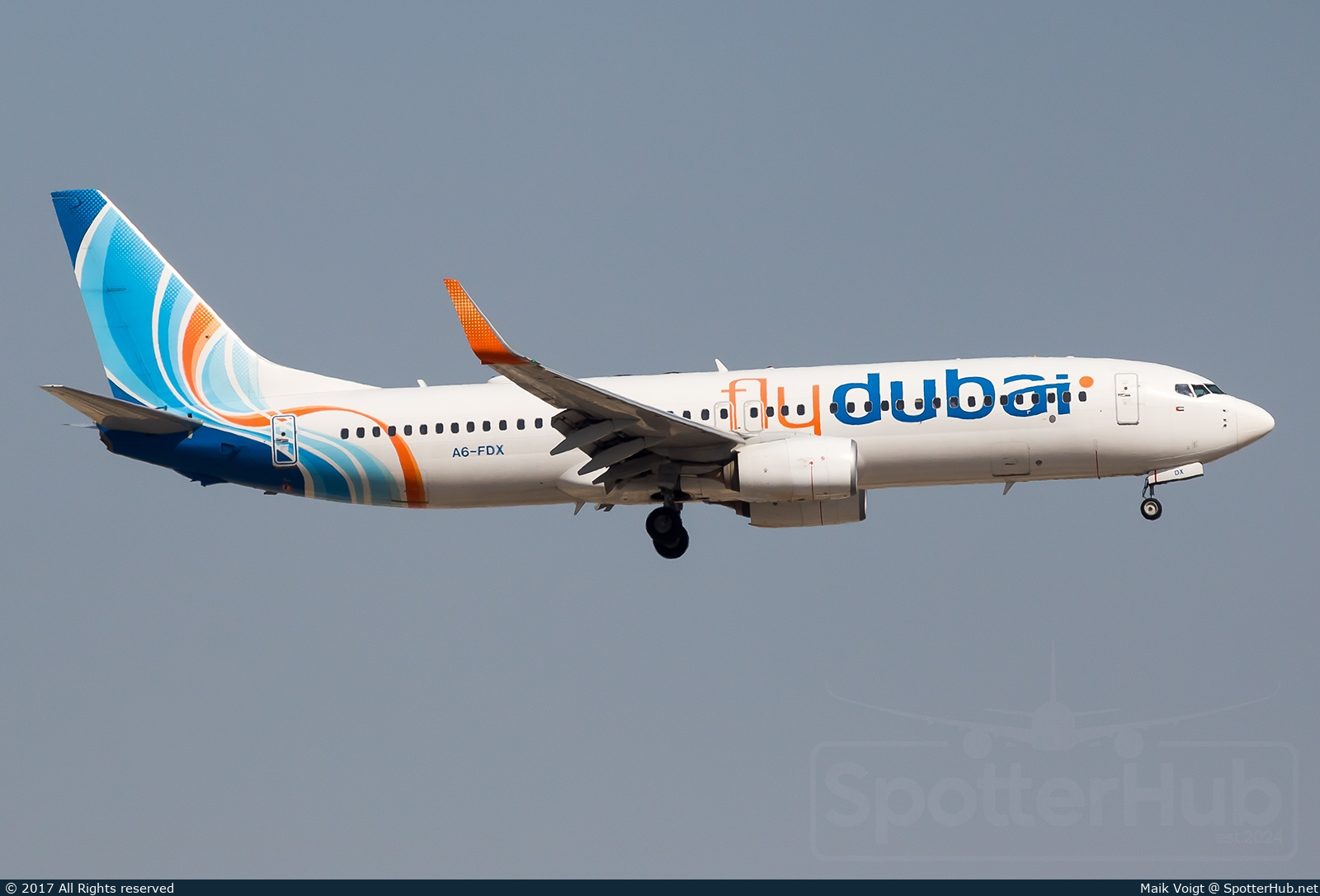 Photo of A6-FDX - Boeing 737-8KN operated by flydubai