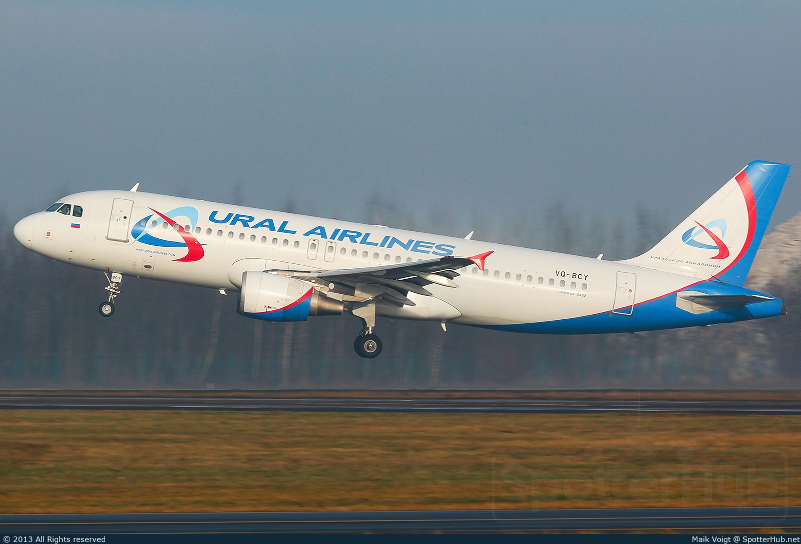 Photo of VQ-BCY - Airbus A320-214 operated by Ural Airlines