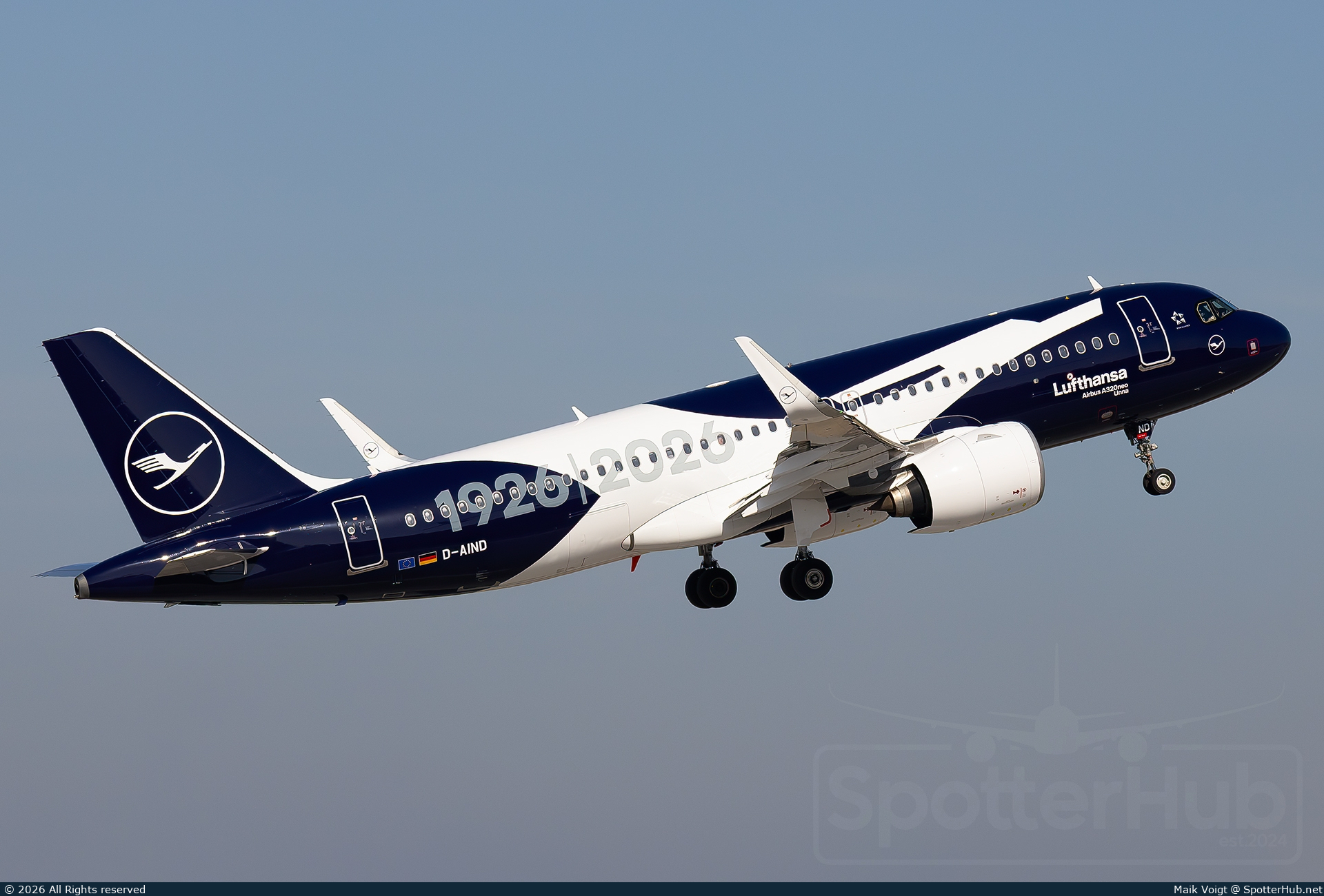 Photo of D-AIND - Airbus A320-271N operated by Lufthansa