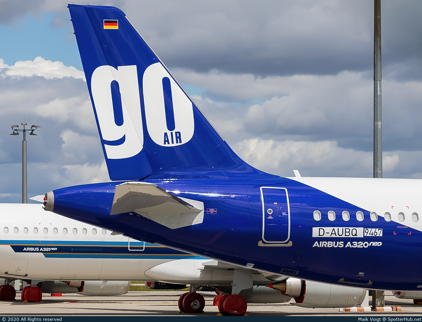 Photo of D-AUBQ - Airbus A320-271N operated by Go Air