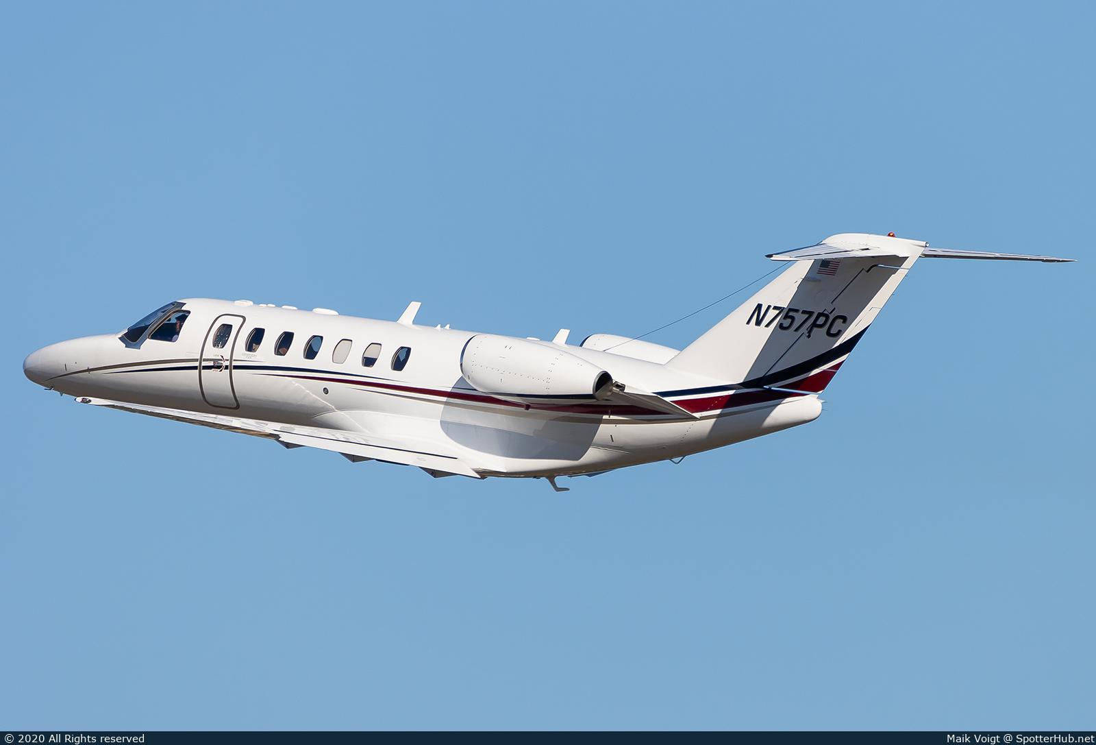 Photo of N757PC - Cessna 525B CitationJet CJ3 operated by Private