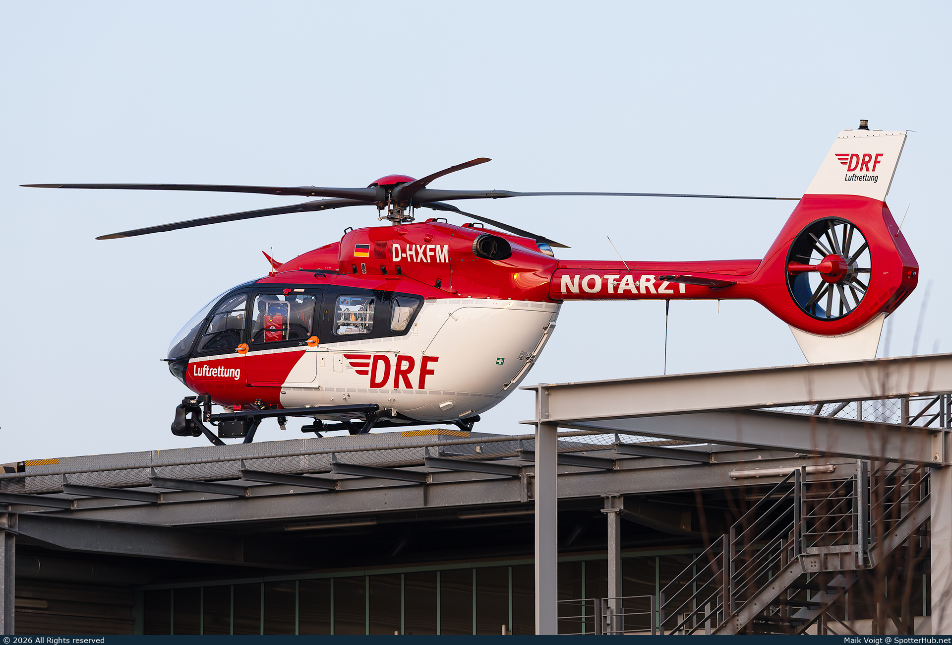 Photo of D-HXFM - Airbus Helicopters H145 at DRF Heliport