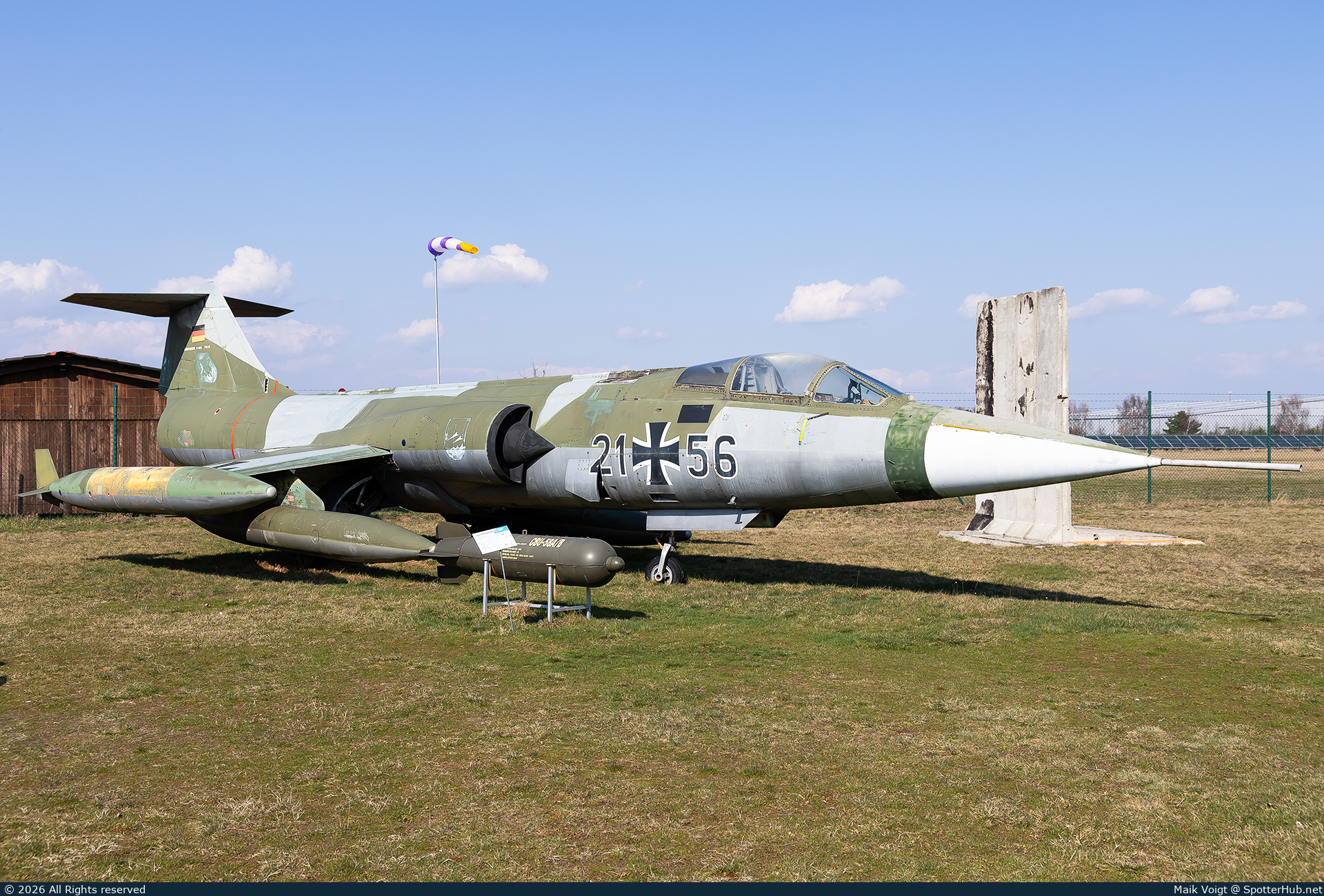 Photo of 21+56 - Lockheed F-104G Starfighter operated by German Air Force