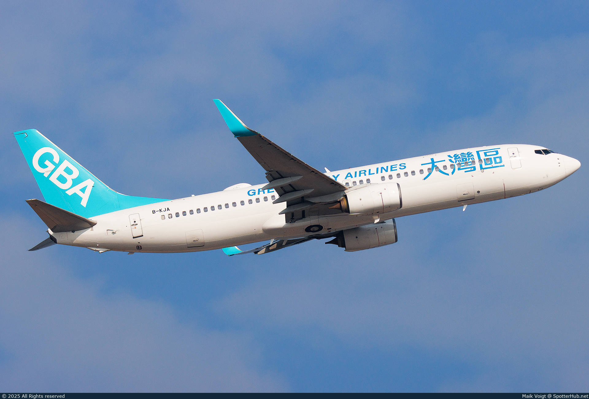 Photo of B-KJA - Boeing 737-8JP operated by Greater Bay Airlines