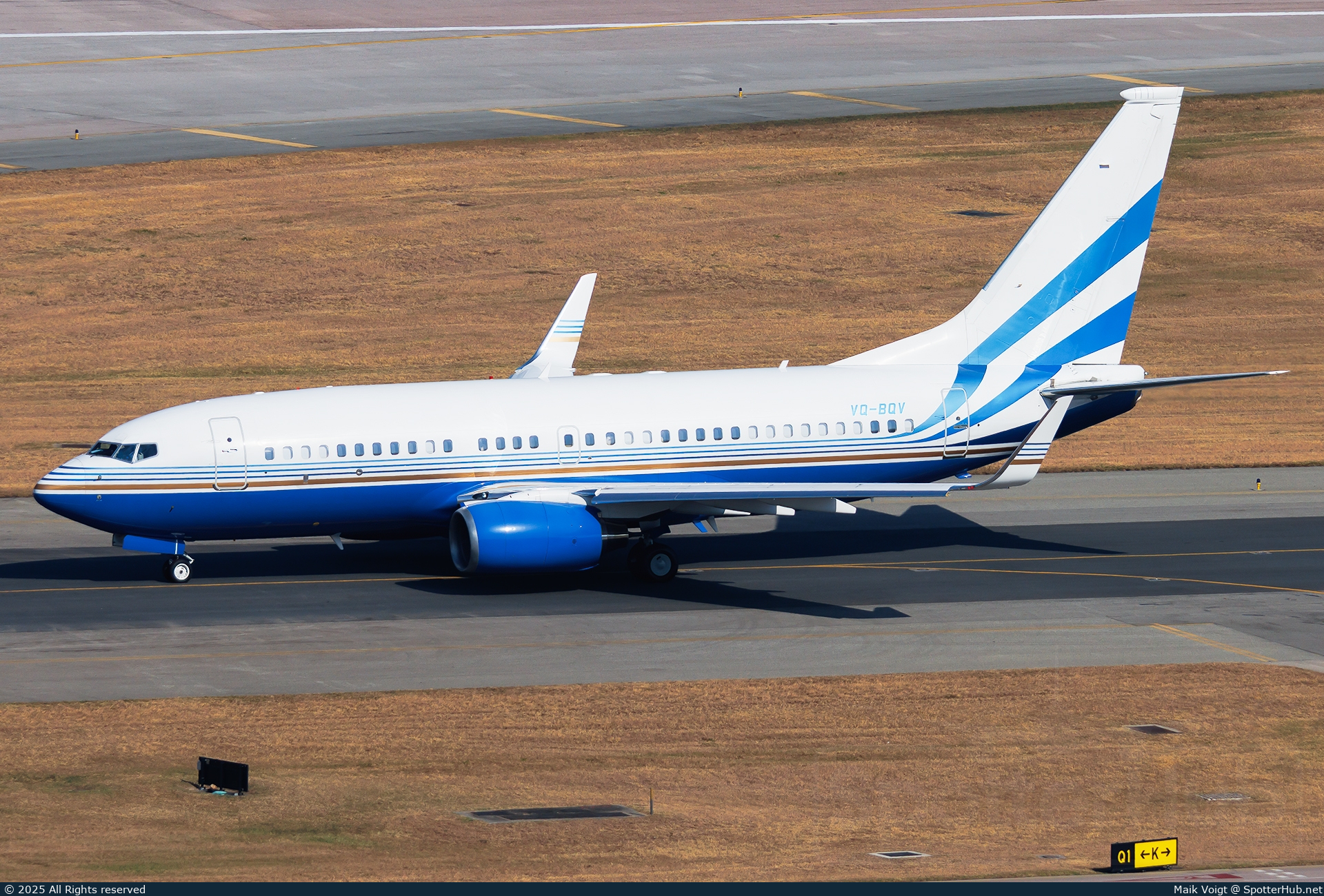 Photo of VQ-BQV - Boeing 737-74Q(BBJ) operated by Las Vegas Sands Corp.