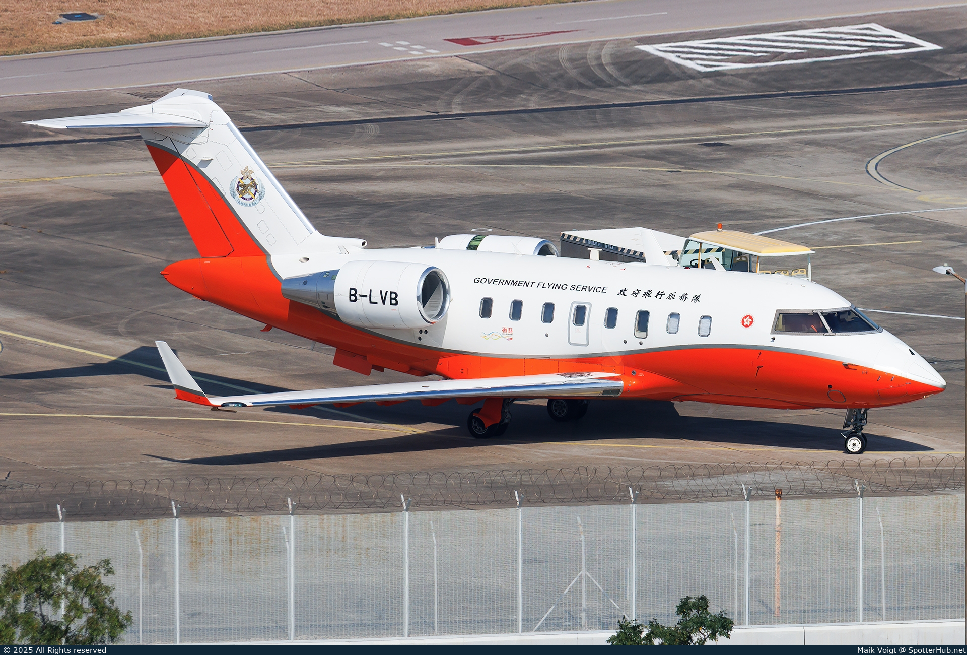 Photo of B-LVB - Bombardier Challenger 605 operated by Hong Kong Government Flying Service