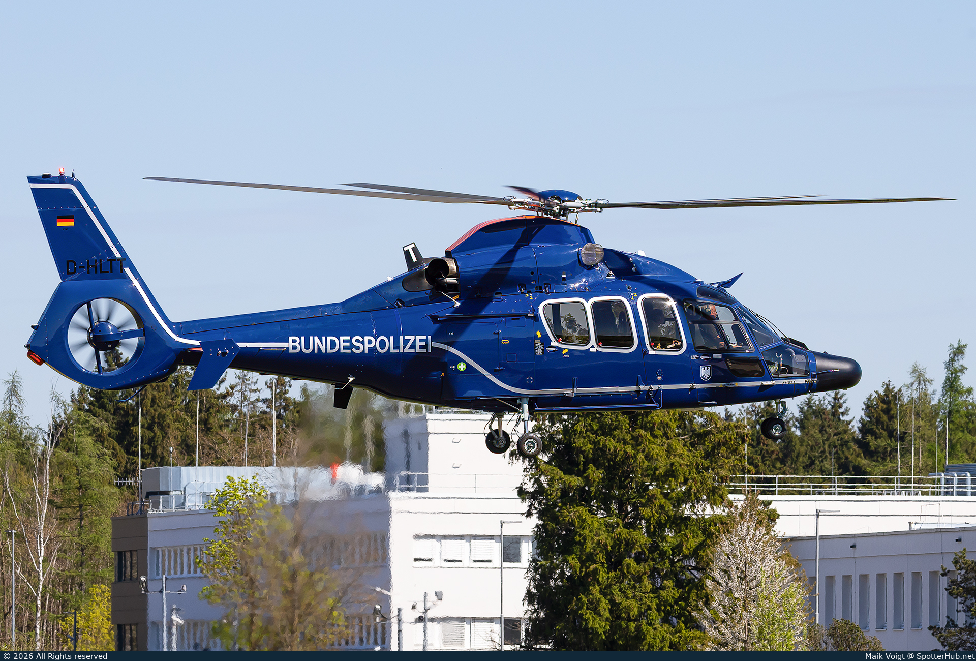 Photo of D-HLTT - Eurocopter EC155B1 Dauphin operated by German Police - Bundespolizei