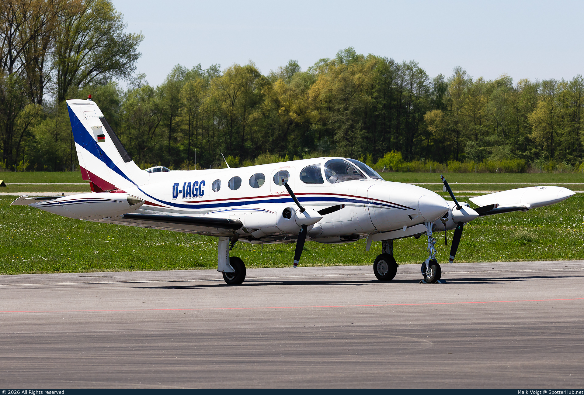 Photo of D-IAGC - Cessna 340 operated by Finow Air Service