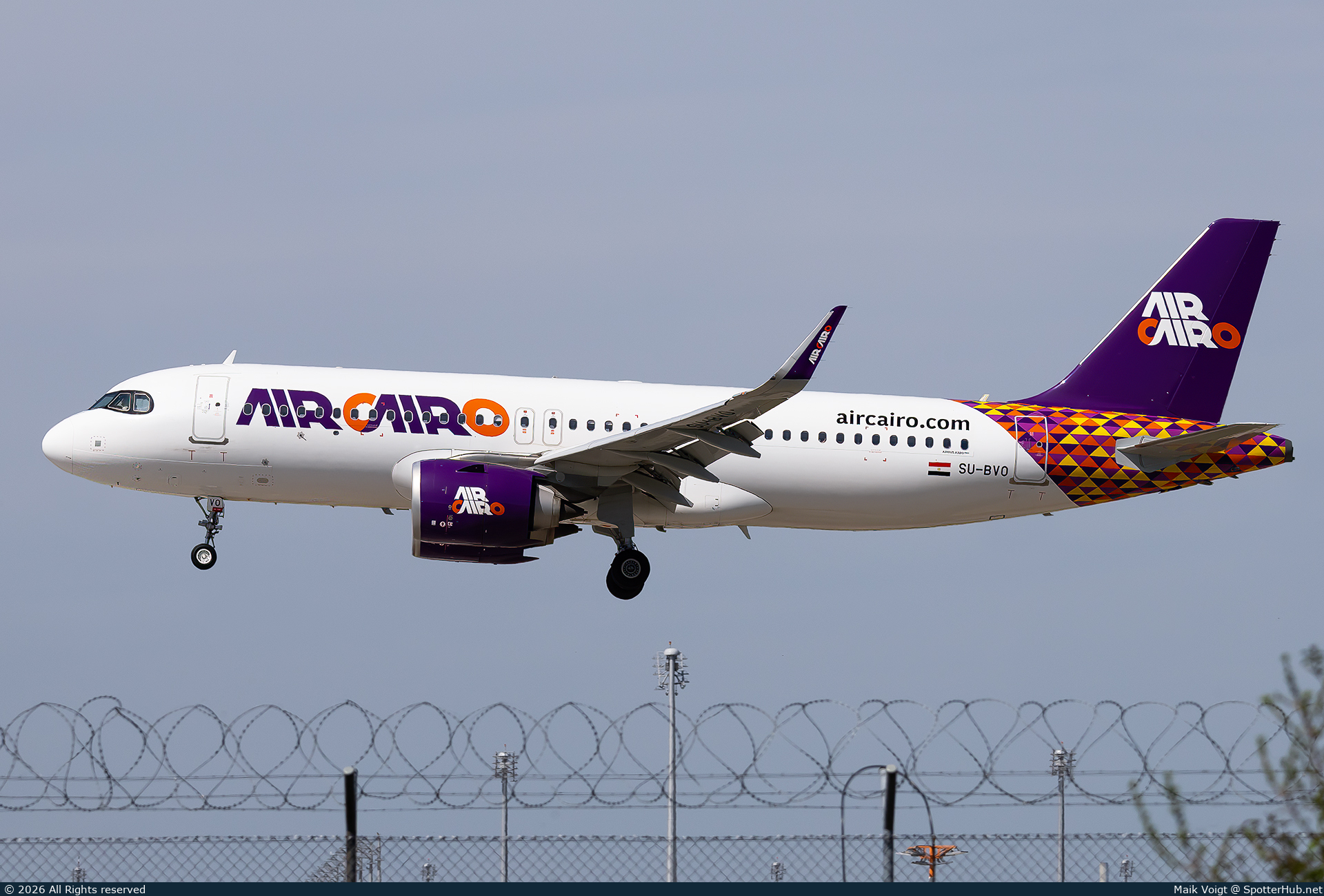 Photo of SU-BVO - Airbus A320-251N operated by Air Cairo