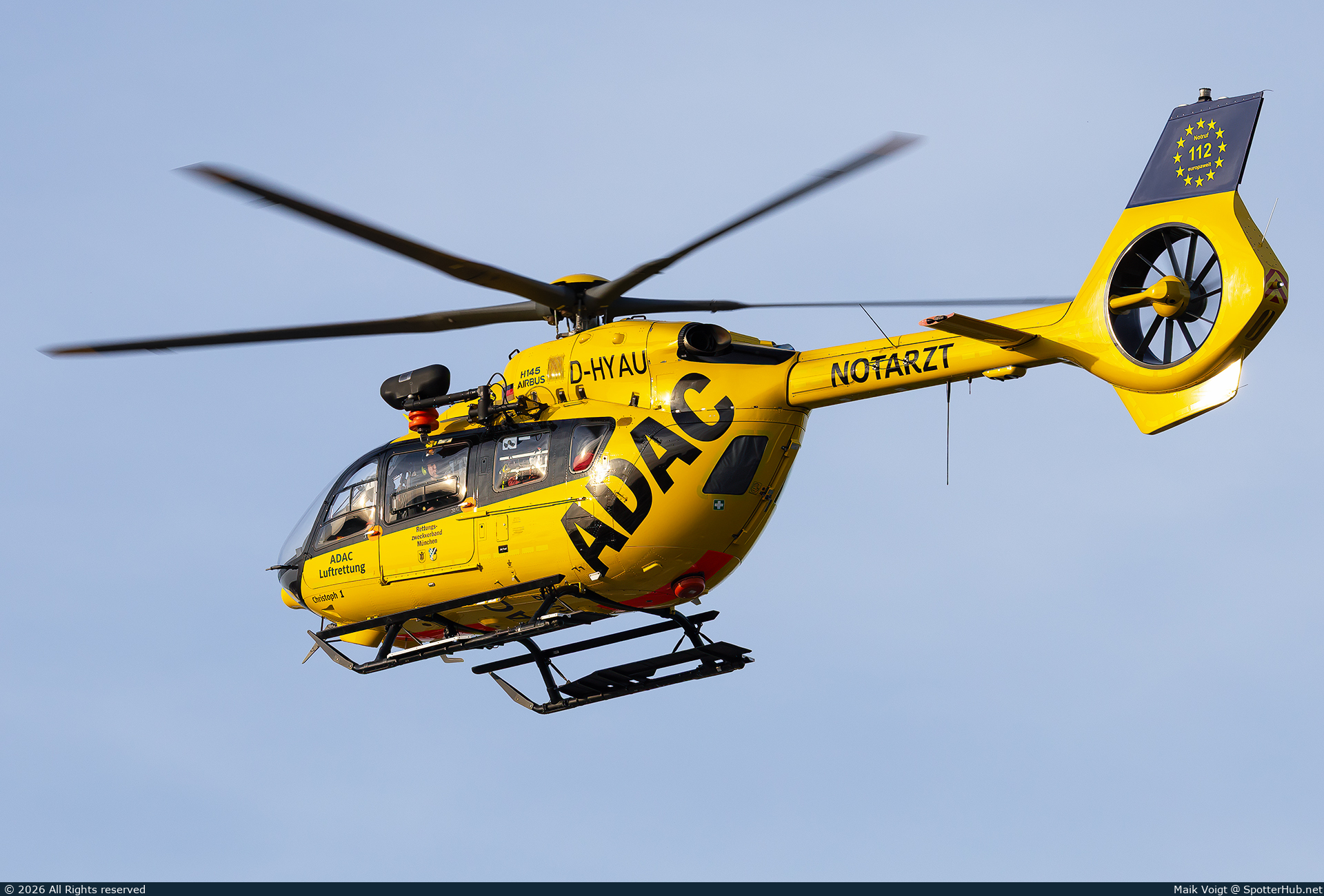 Photo of D-HYAU - Airbus Helicopters H145 at Bogenhausen Hospital Heliport
