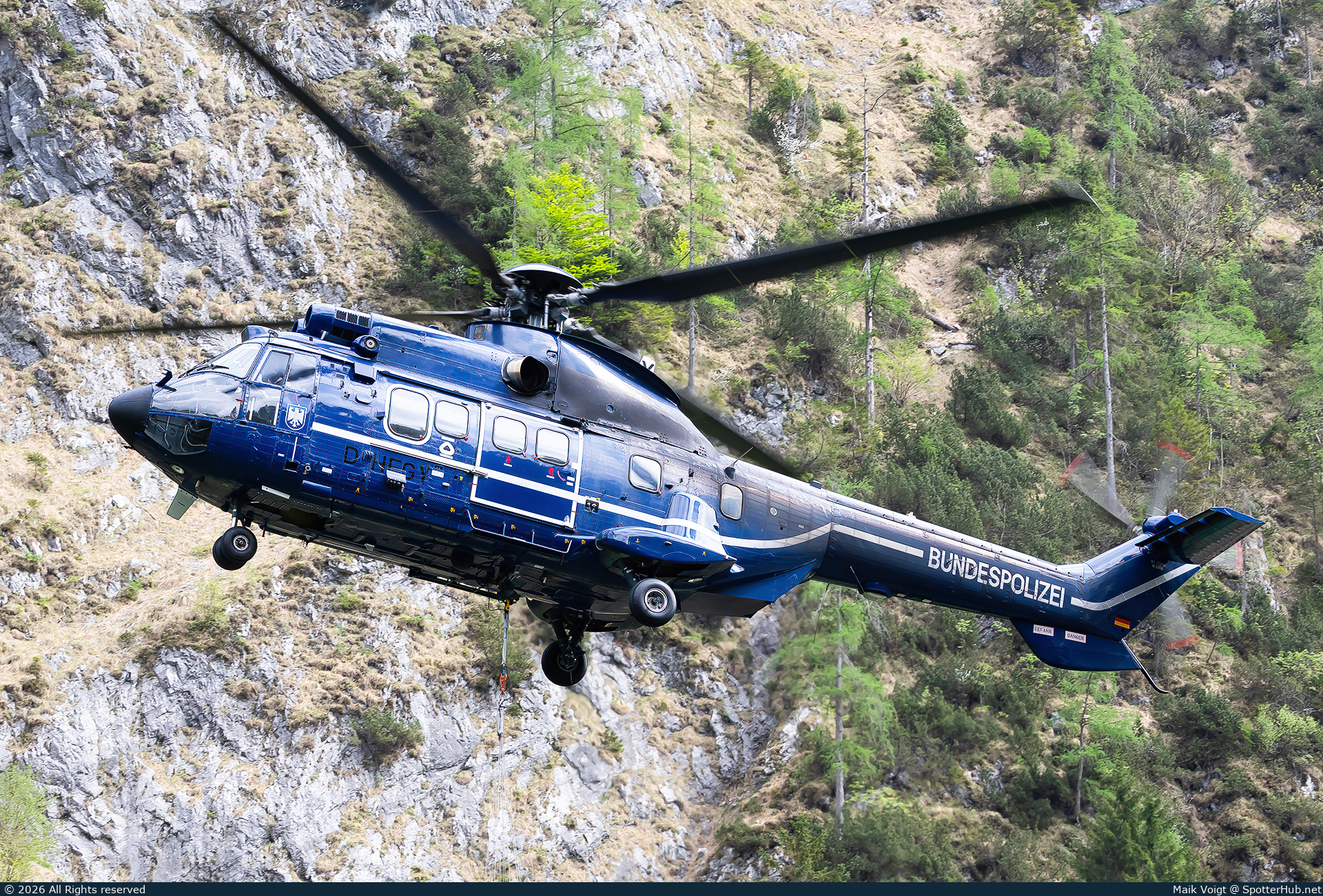 Photo of D-HEGY - Aérospatiale AS332L1 Super Puma operated by German Police - Bundespolizei