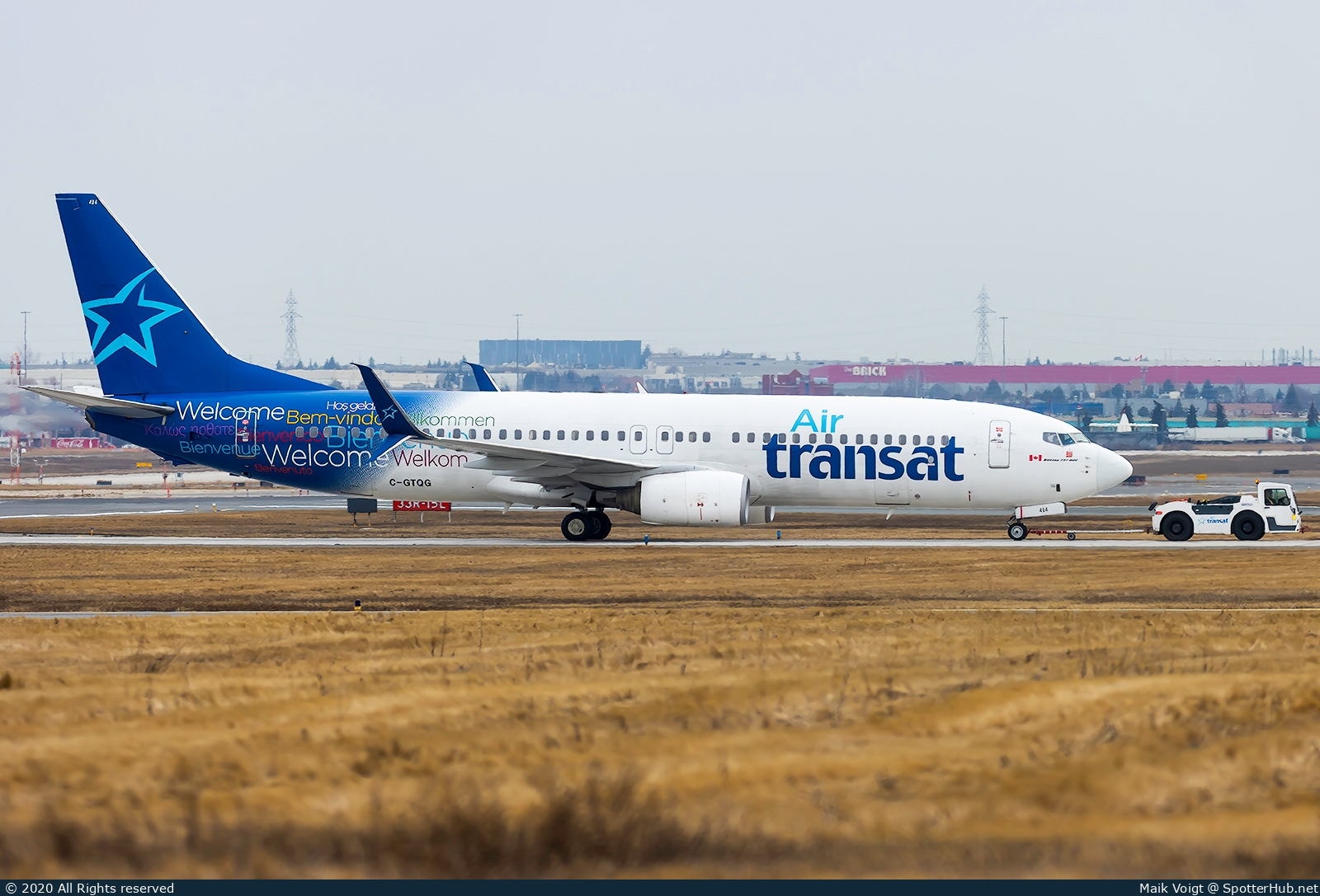Photo of C-GTQG - Boeing 737-8Q8 operated by Air Transat