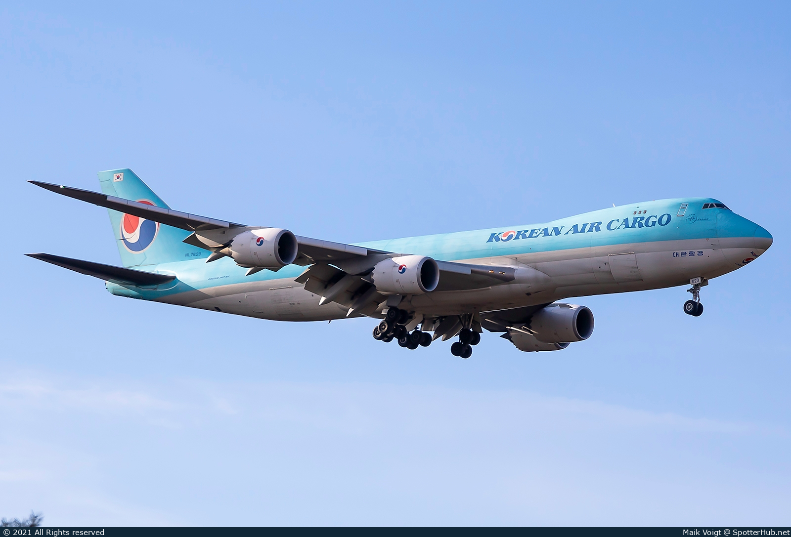Photo of HL7623 - Boeing 747-8B5F operated by Korean Air Cargo