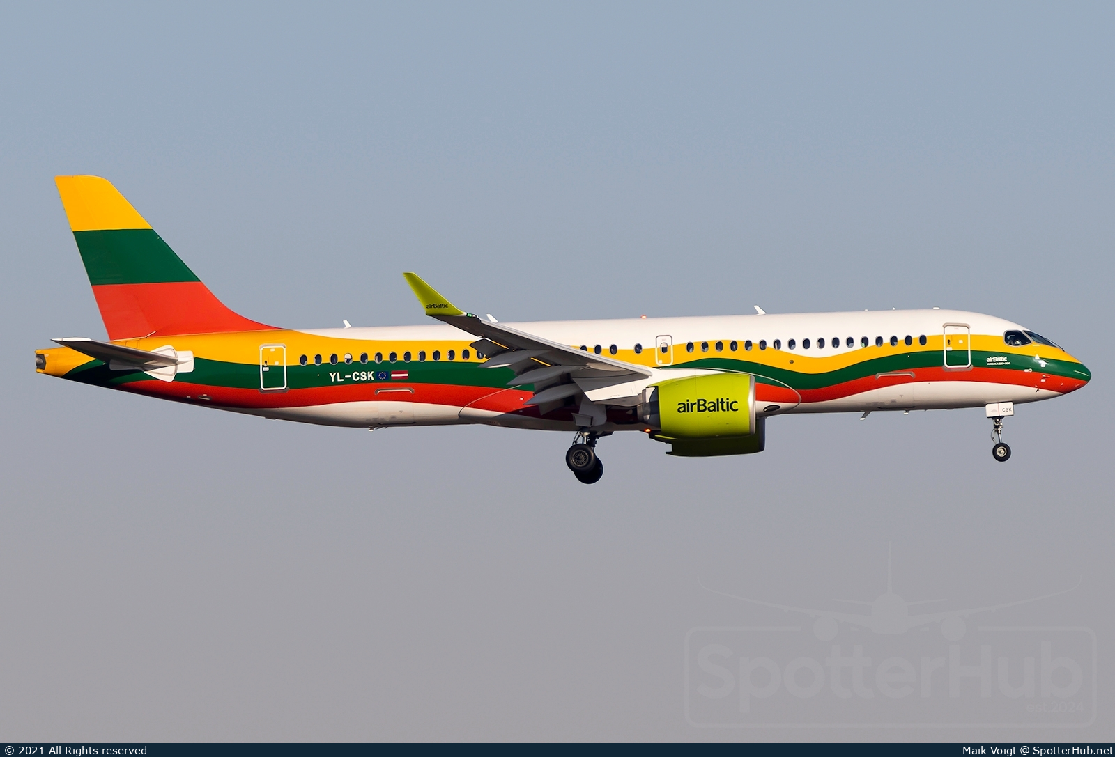 Photo of YL-CSK - Airbus A220-300 operated by airBaltic