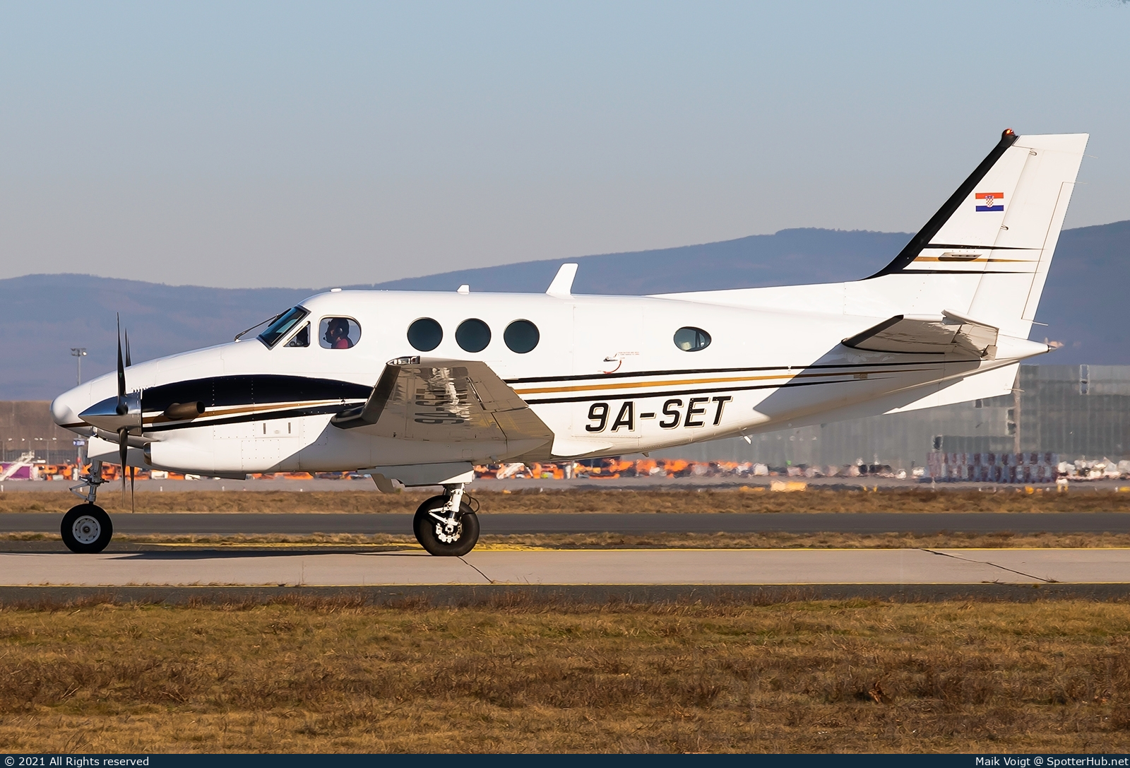 Photo of 9A-SET - Beechcraft C90A King Air operated by Private