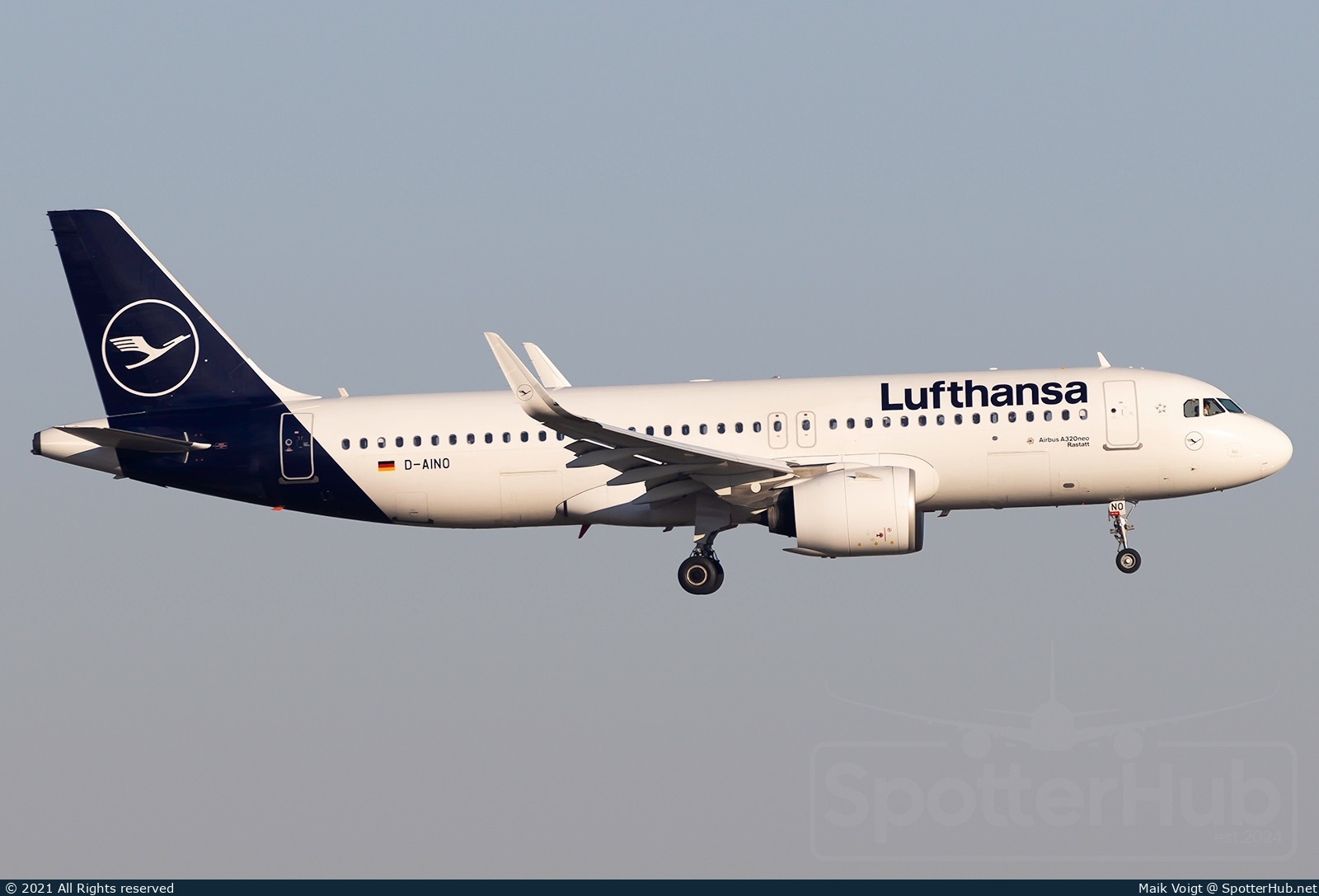 Photo of D-AINO - Airbus A320-271N operated by Lufthansa