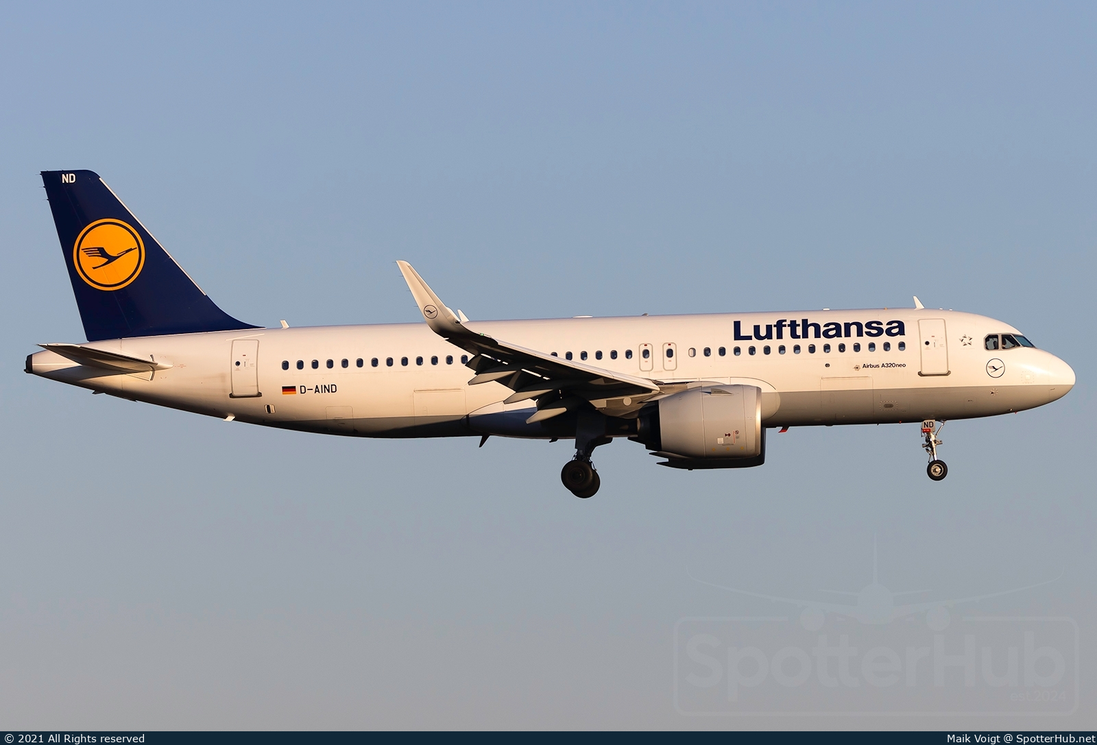 Photo of D-AIND - Airbus A320-271N operated by Lufthansa