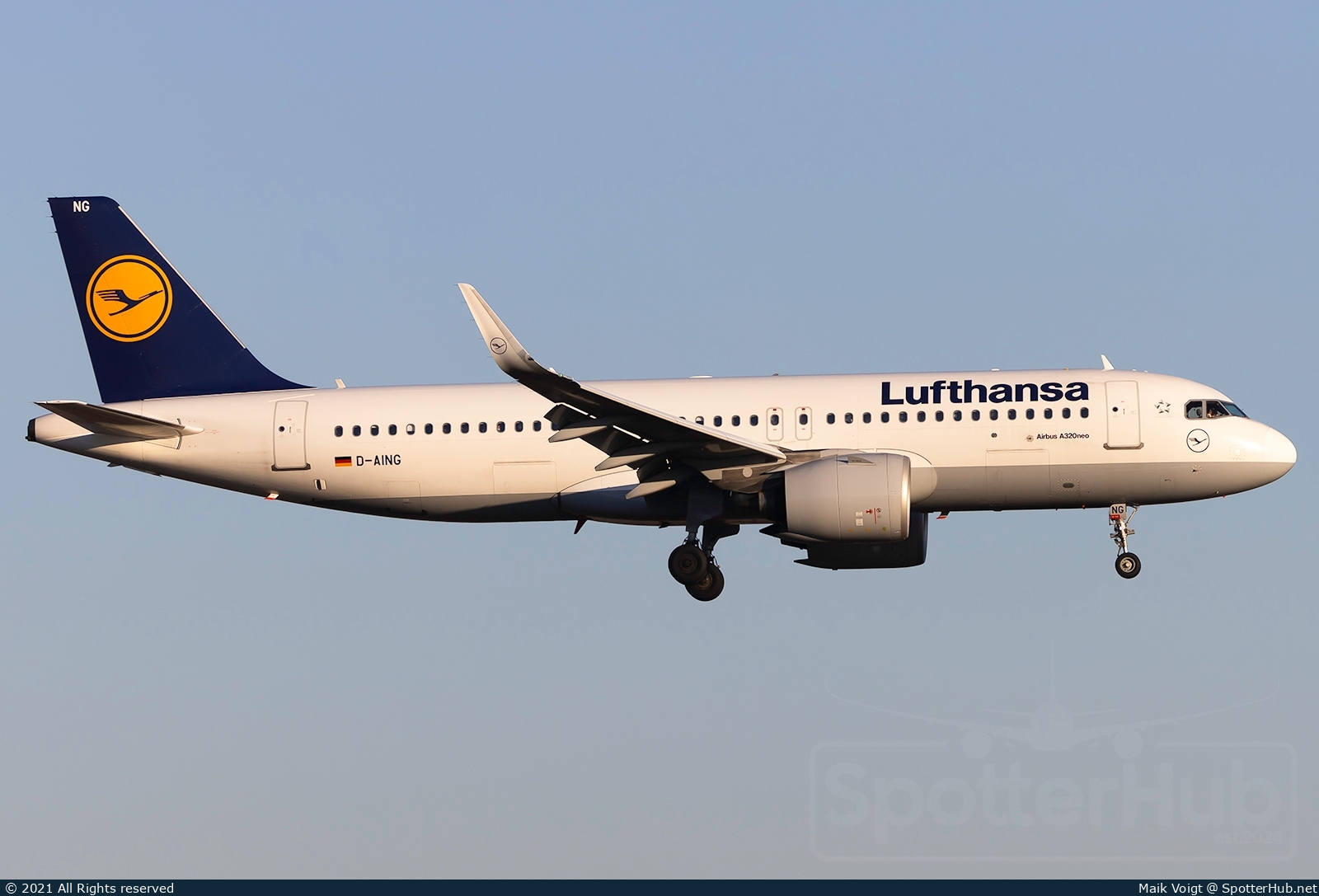 Photo of D-AING - Airbus A320-271N operated by Lufthansa
