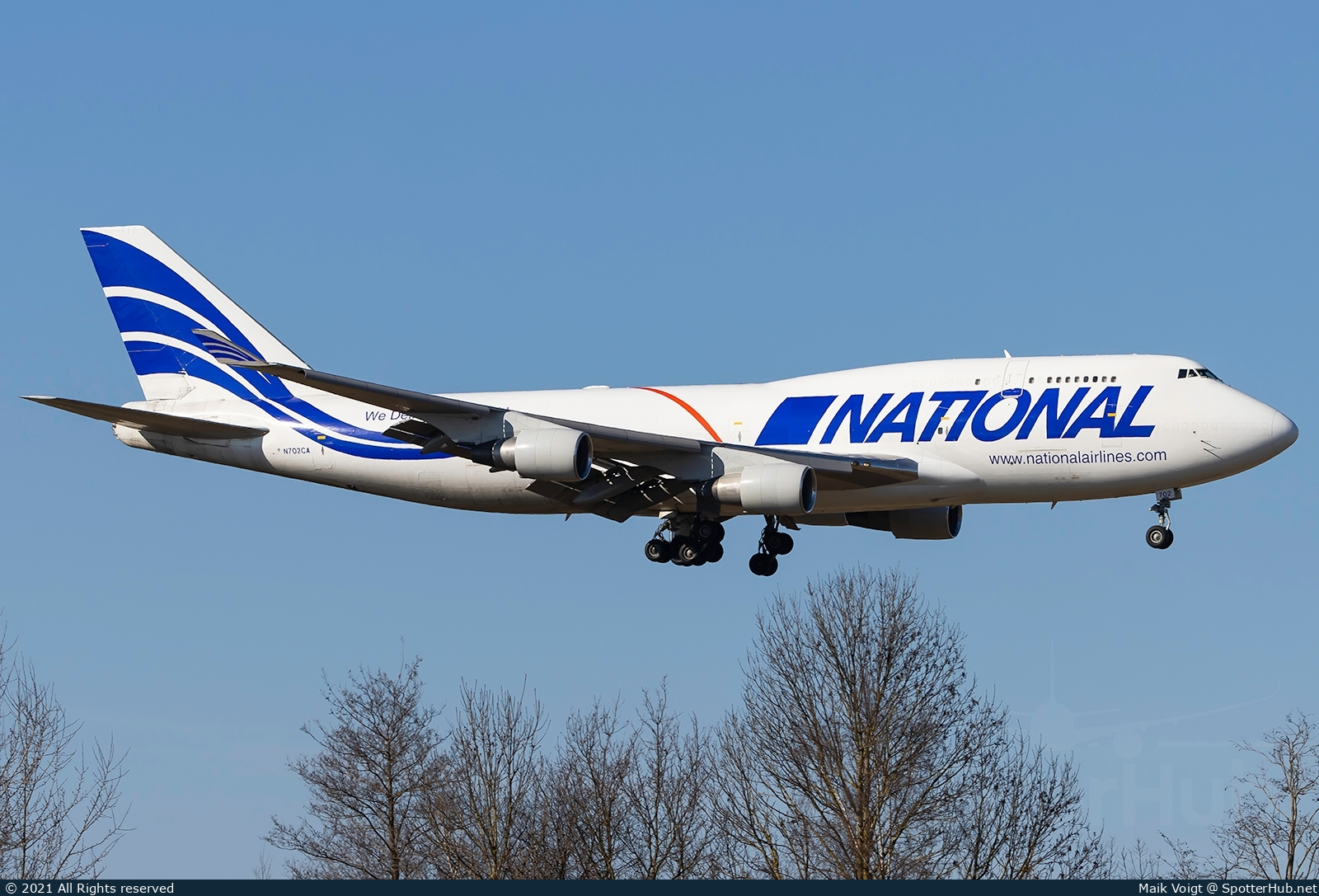 Photo of N702CA - Boeing 747-412(BCF) operated by National Airlines [2006]