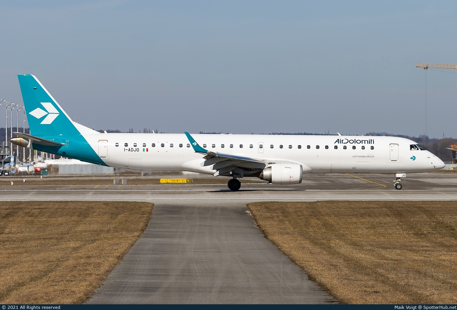 Photo of I-ADJO - Embraer ERJ-195LR operated by Air Dolomiti