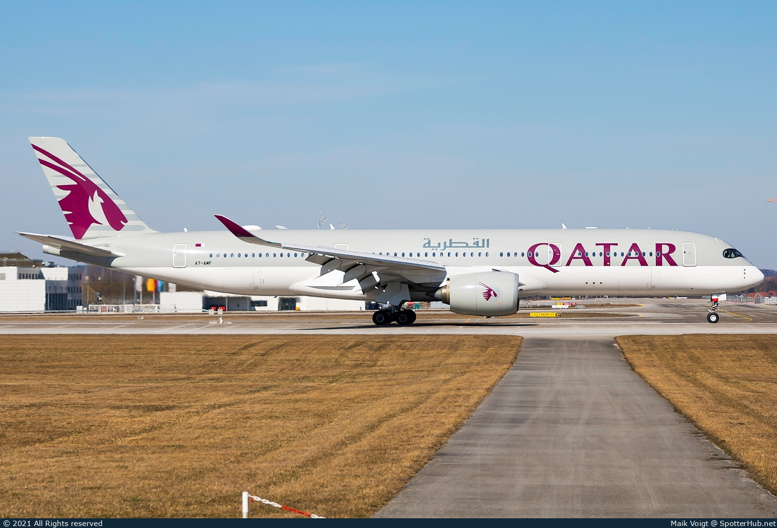 Photo of A7-AMF - Airbus A350-941 operated by Qatar Airways