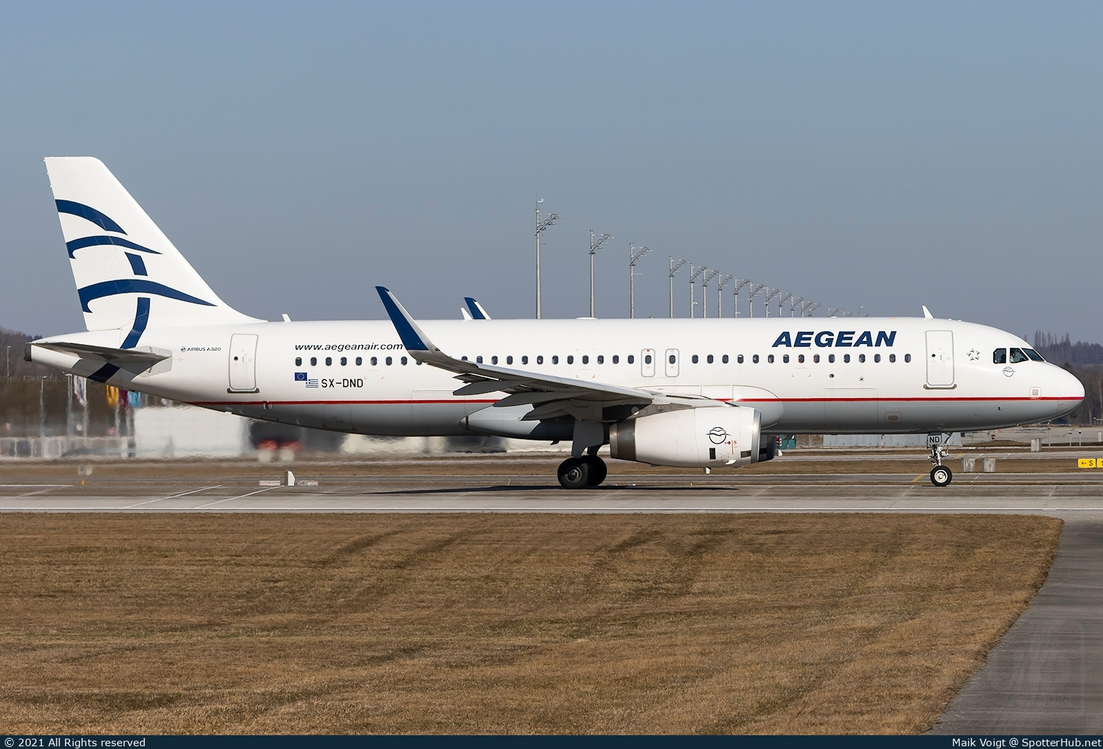 Photo of SX-DND - Airbus A320-232 operated by Aegean Airlines