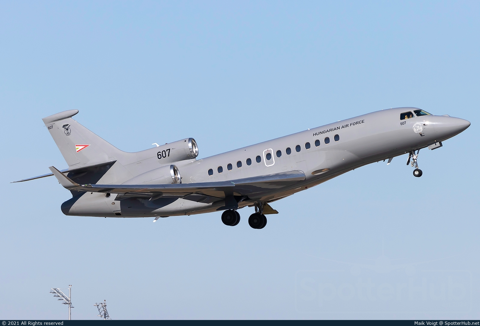 Photo of 607 - Dassault Falcon 7X operated by Hungarian Air Force