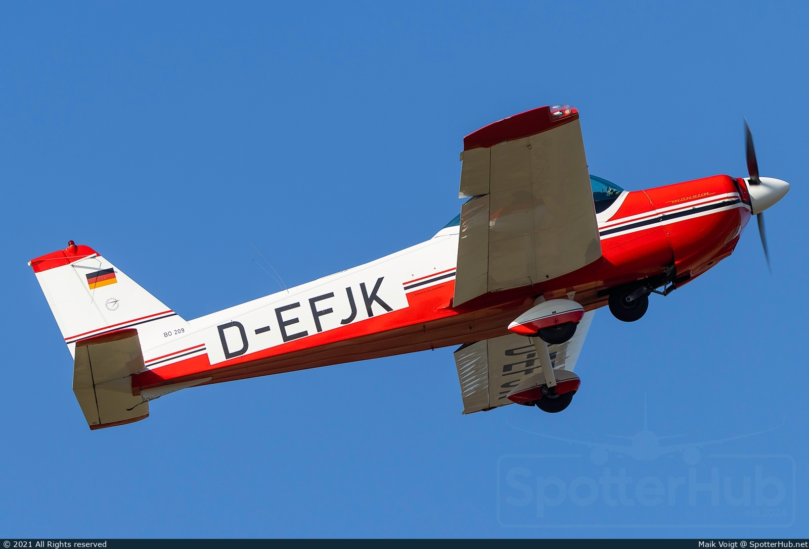 Photo of D-EFJK - Bölkow Bo.209 Monsun 160RV operated by Private